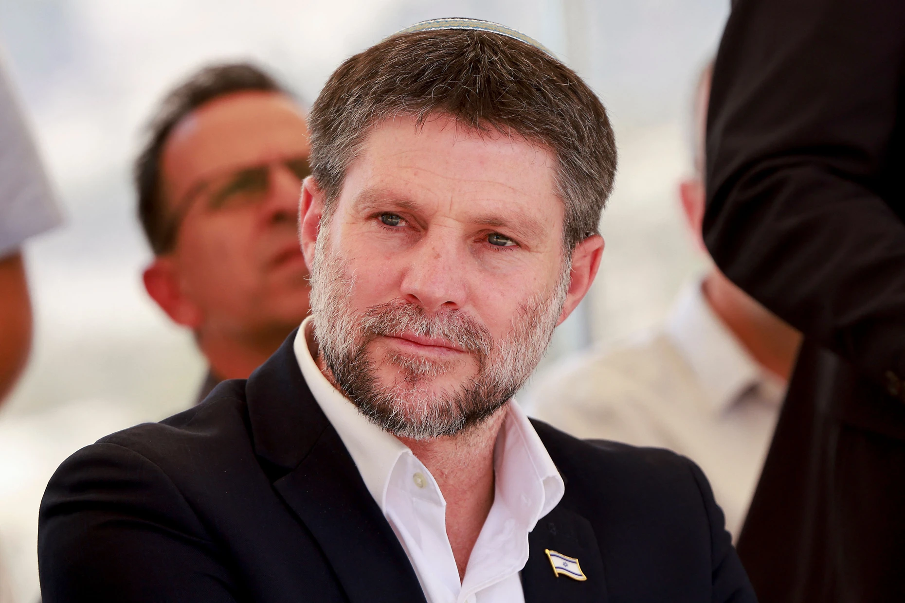 Beim Besuch im Westjordanland: Israels Finanzminister Bezalel Smotrich im August 2025
