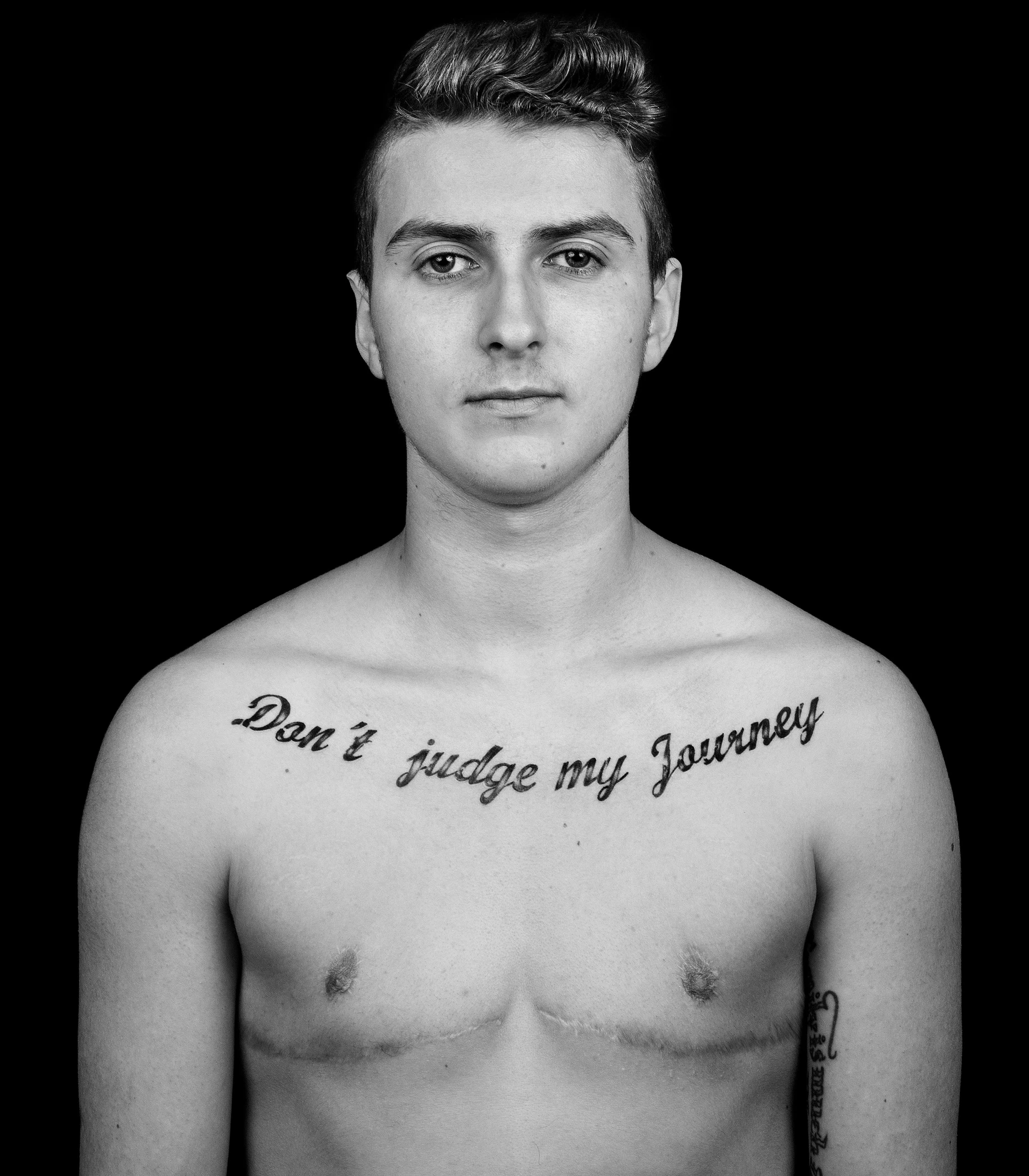 Die schlichte Wahrheit des Gesichts: Tom, 18 Jahre, aus der Serie „Trans*“, 2016