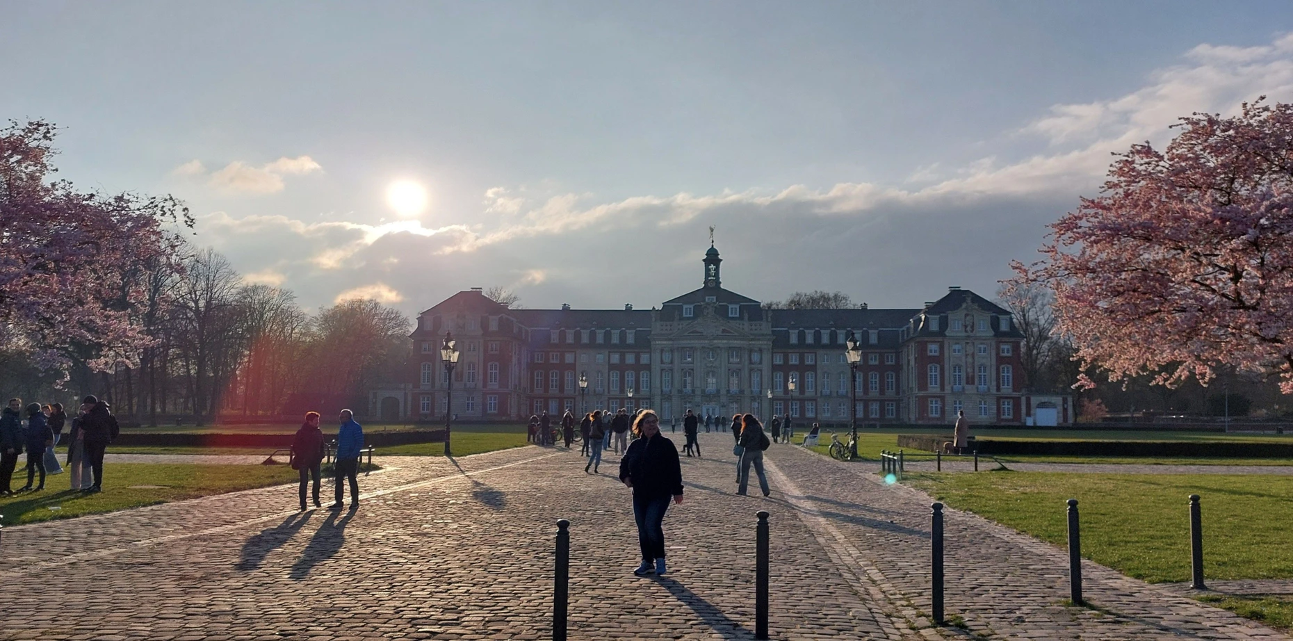 Die Verwaltung der Uni residiert im ehemaligen Schloss des Fürstbischofs.