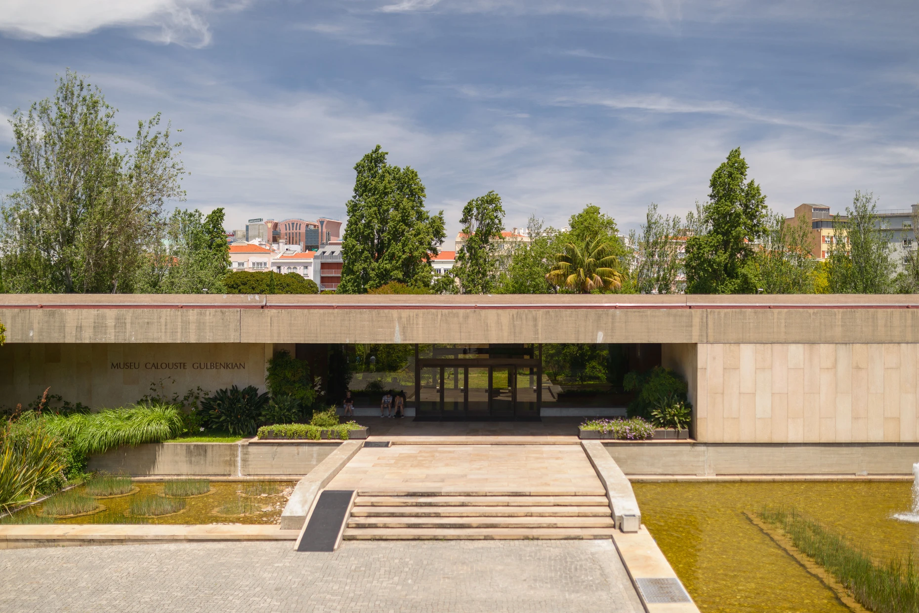 Der Eingang zum Museu Calouste Gulbenkian