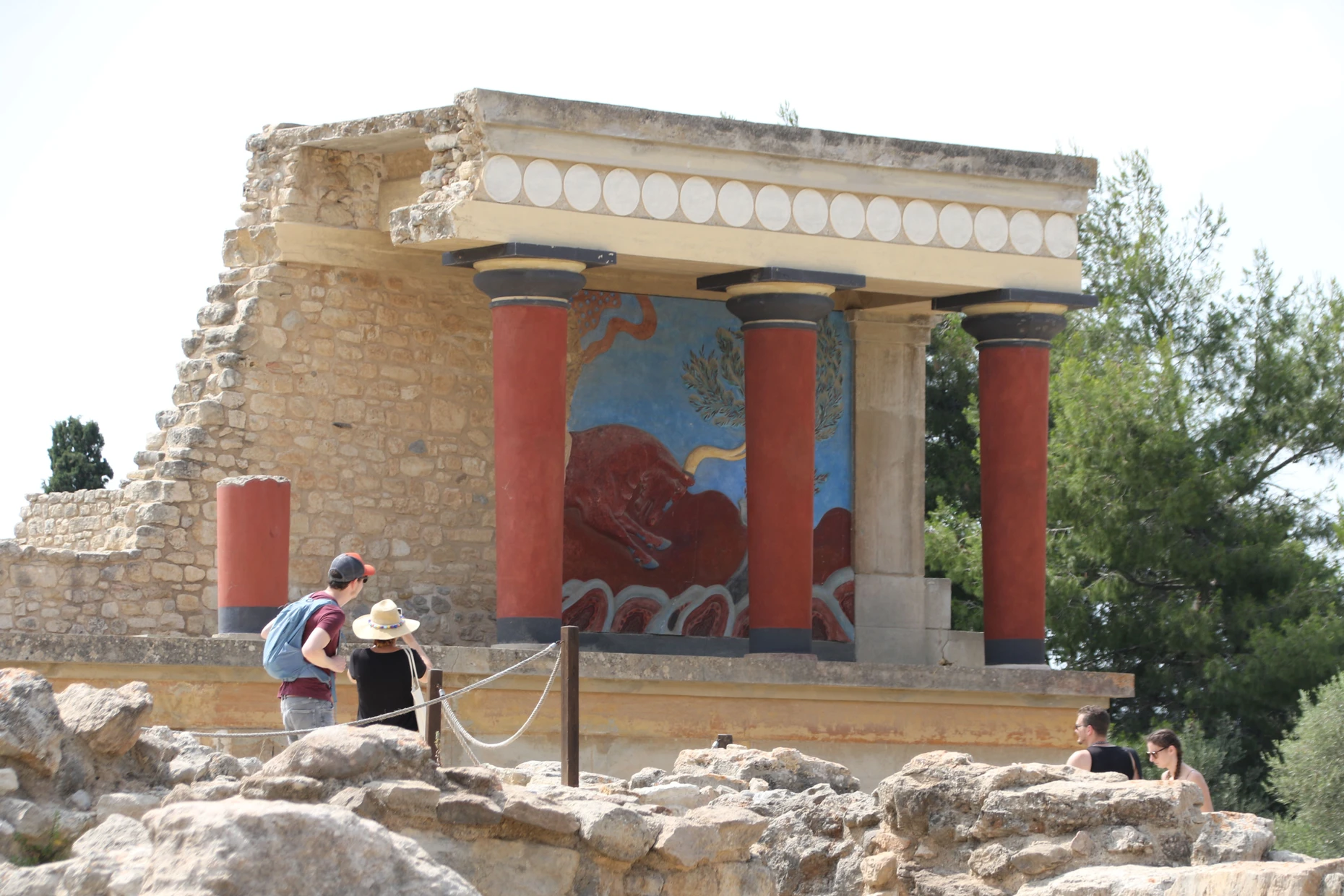 Der Ort mit dem bisher berühmteren Labyrinth: Knossos