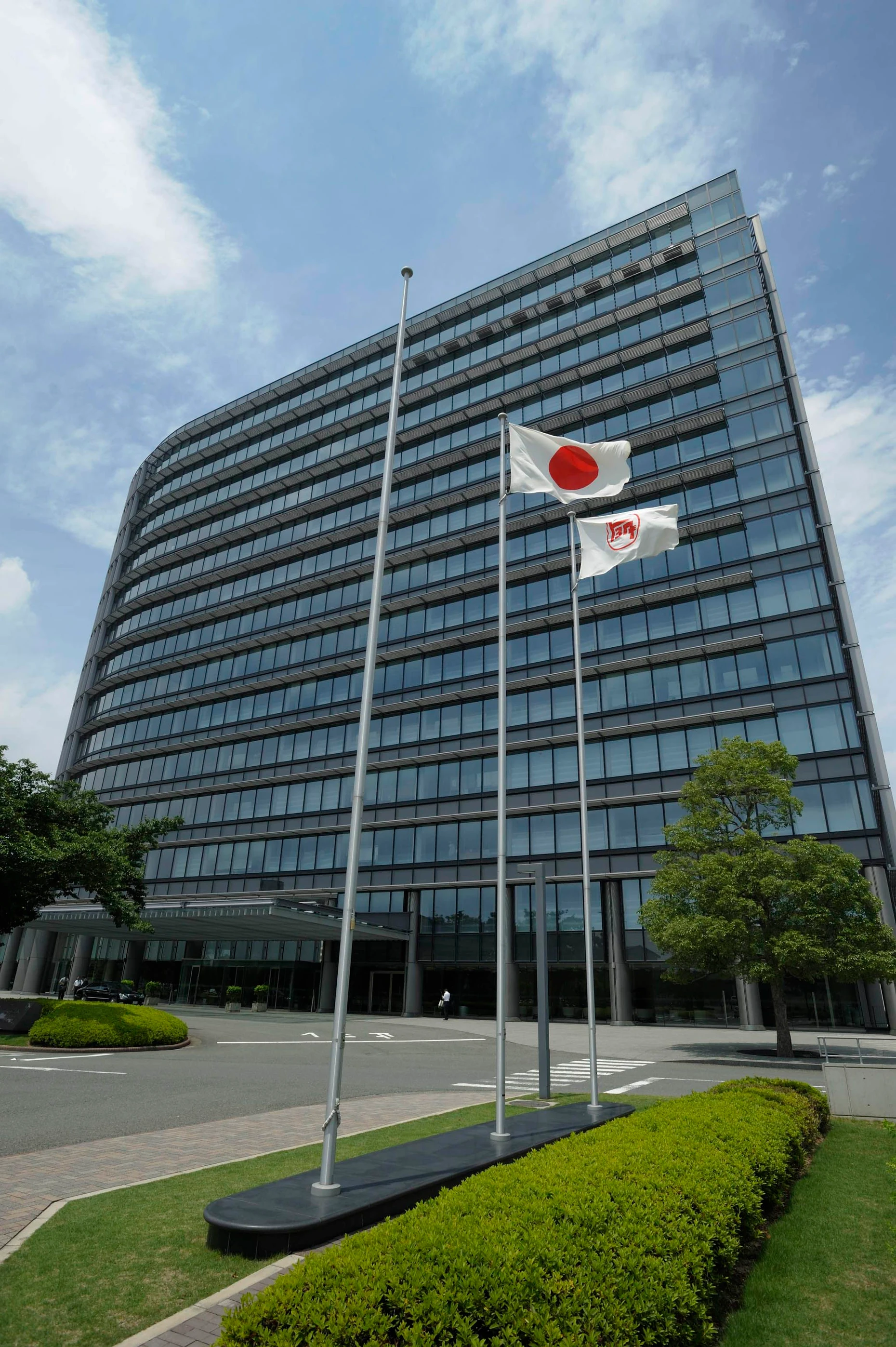 Eindeutig japanisch: das Hauptquartier von Toyota in Toyota-Stadt