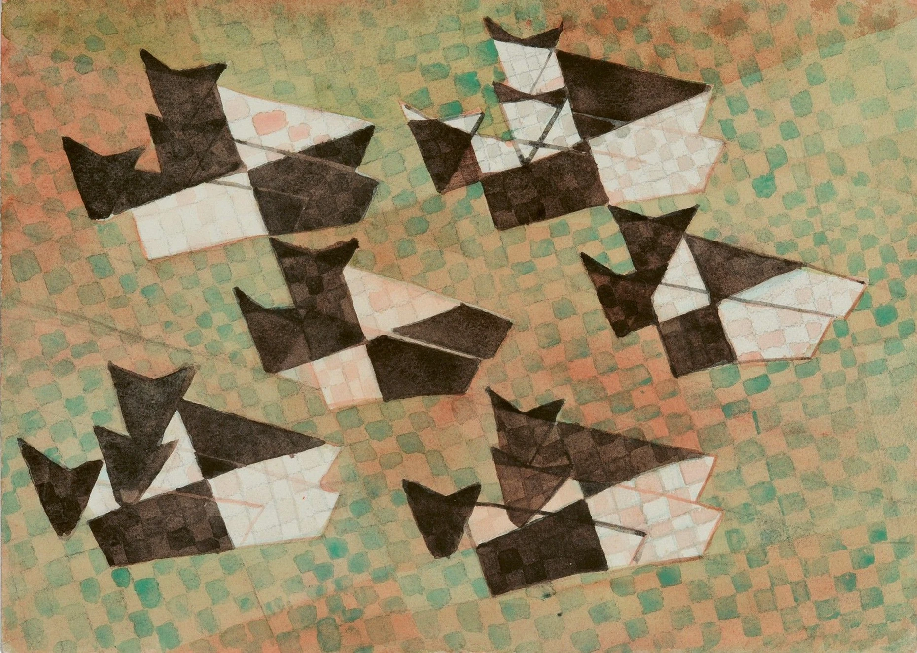  Ewald Matarés „Kuh-Ornament“, um 1947