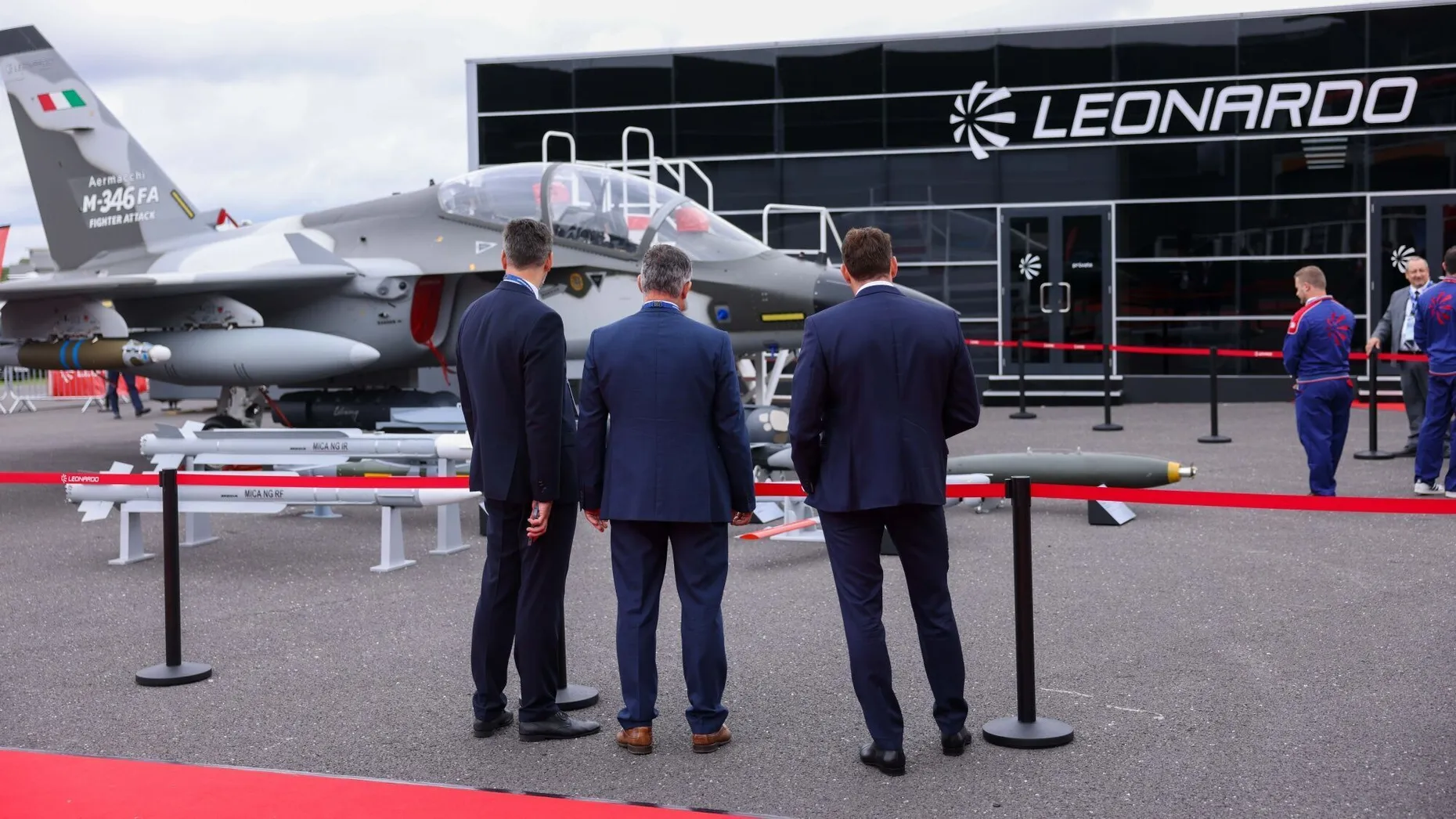 Die Aermacchi M-346 gehört zu den Aushängeschildern des italienischen Rüstungskonzerns Leonardo.