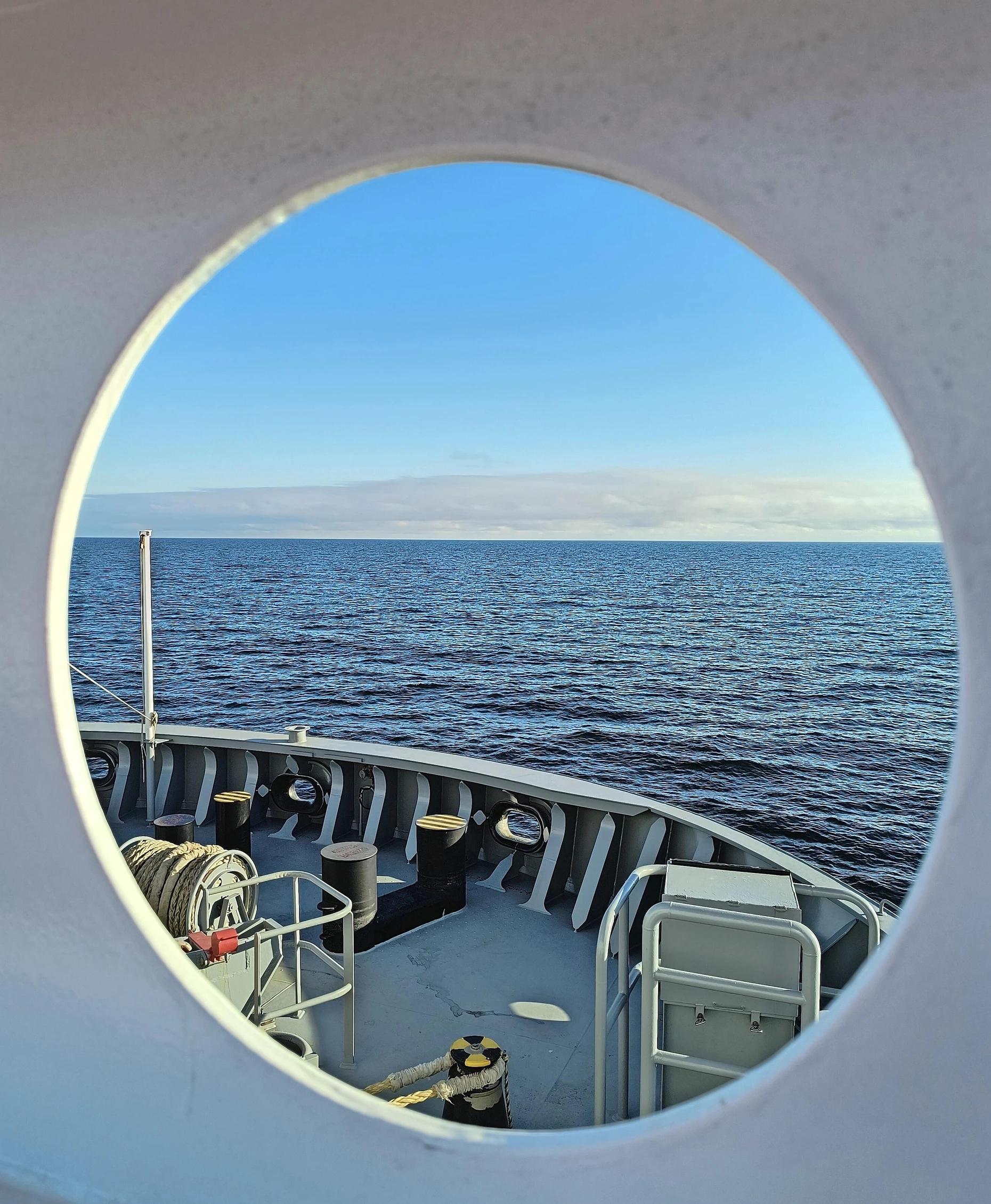 Eine Frachtschiffreise kann den Horizont erweitern.