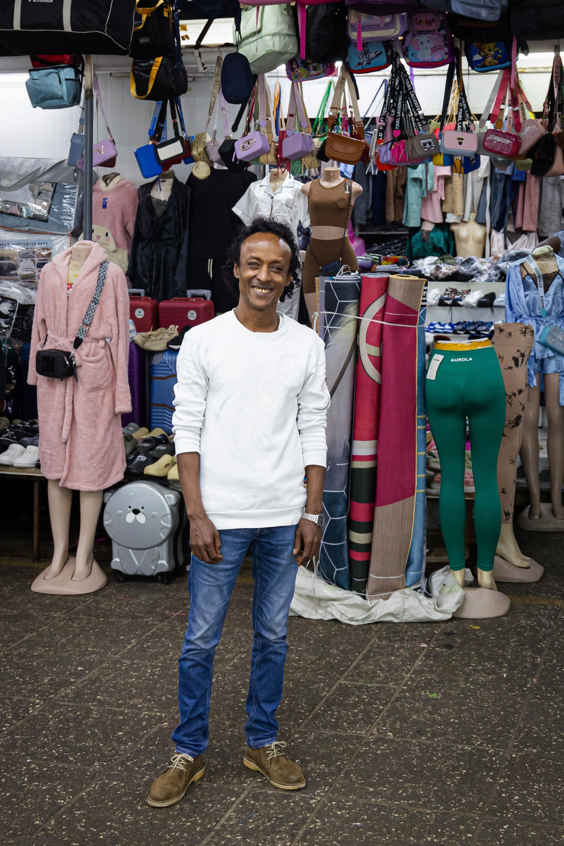 Solomon Birhane ist aus Äthipien nach Südafrika zugewandert.
