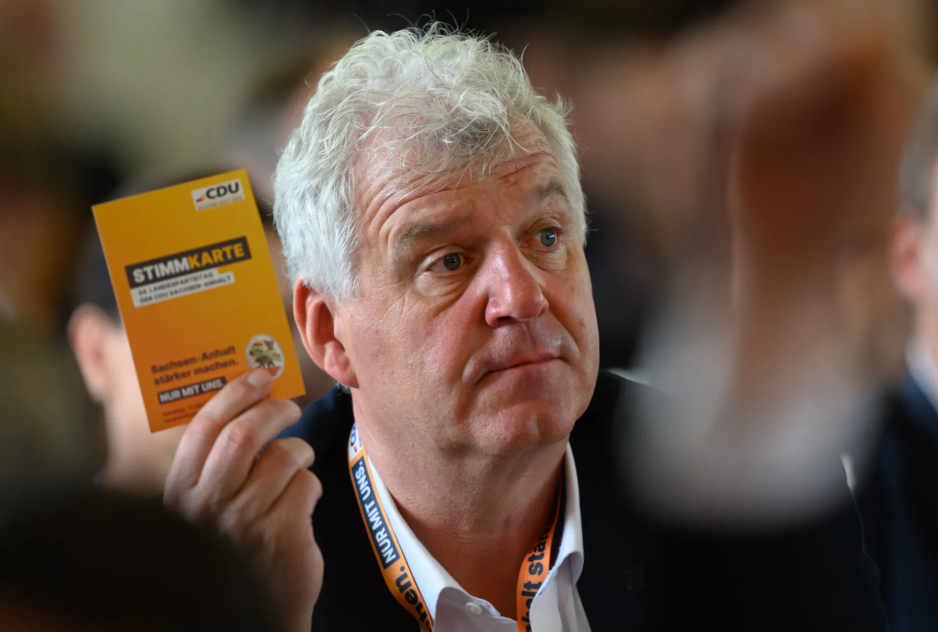 Der sachsen-anhaltische CDU-Abgeordnete Guido Heuer im Juni 2026 in Dessau-Roßlau