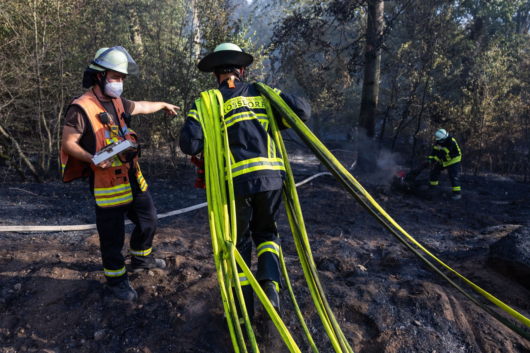 Rund ein Dutzend Feuerwehren aus Rodenbach und Umgebung waren bislang im Einsatz.