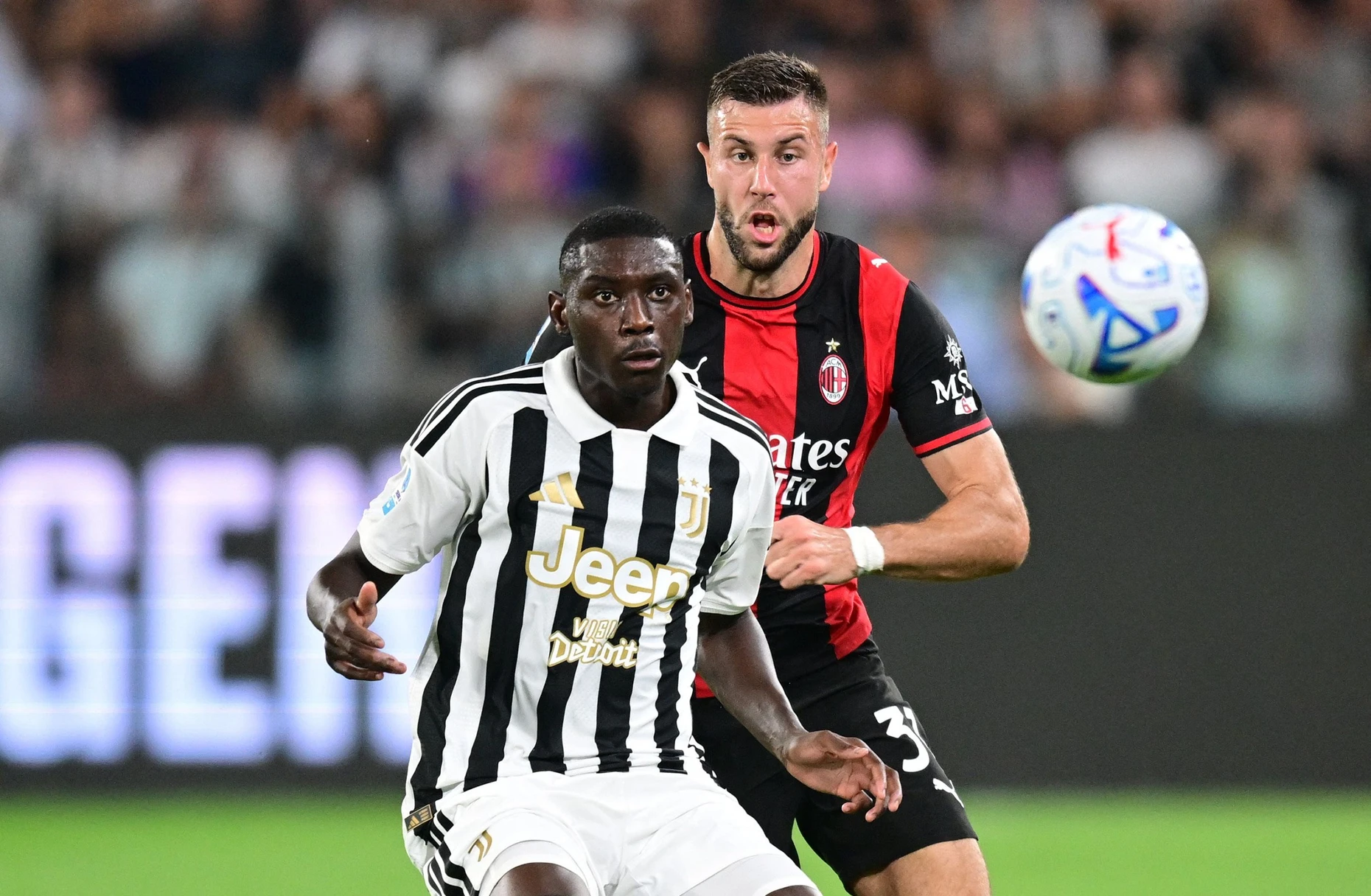 Randal Kolo Muani (vorne) ist im Juventus-Trikot noch ohne Serie-A-Tor