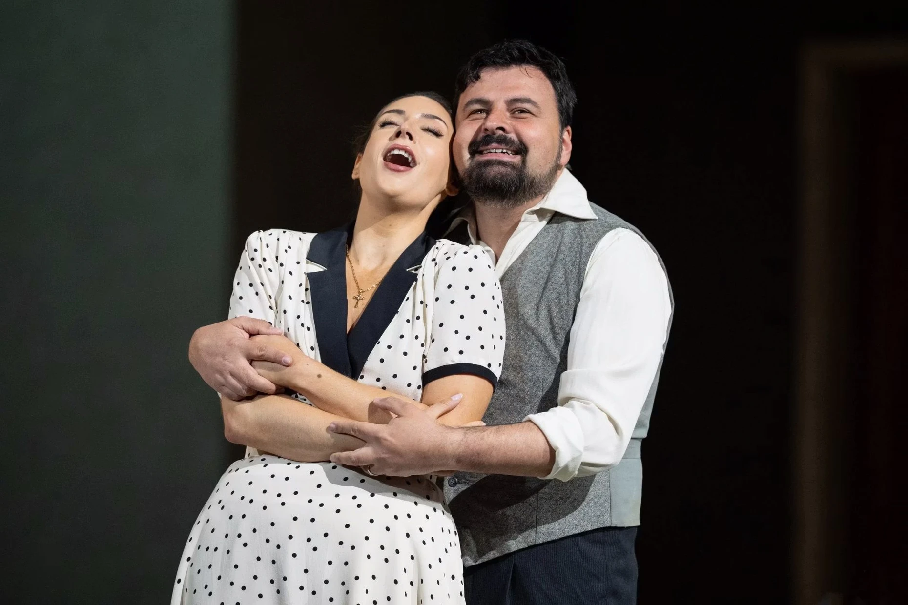  Floria Tosca (Caitlin Gotimer) and Mario Cavaradossi (Matteo Lippi)