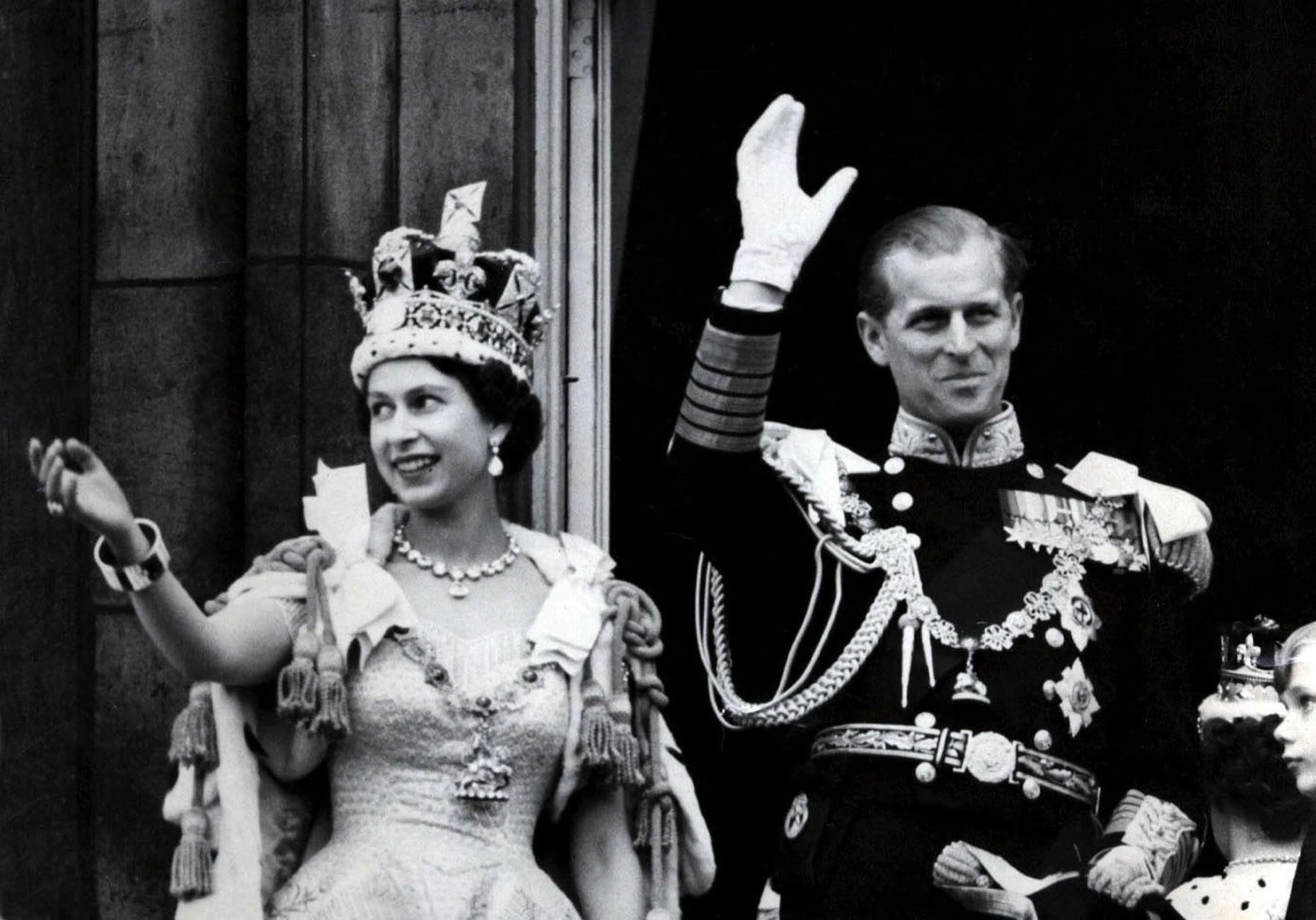 Bei ihrer Krönung: Königin Elisabeth II. und ihr Mann Prinz Philip 1953 in London