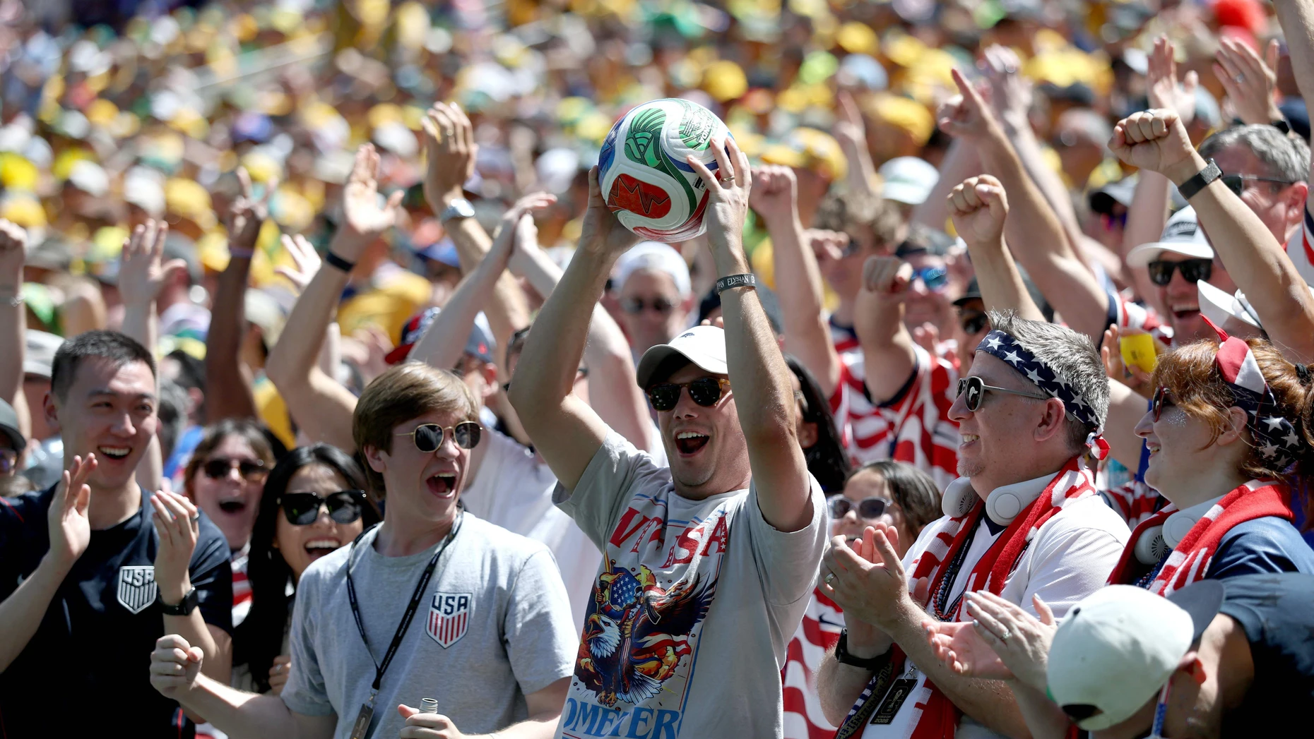 US-Fans im Stadion