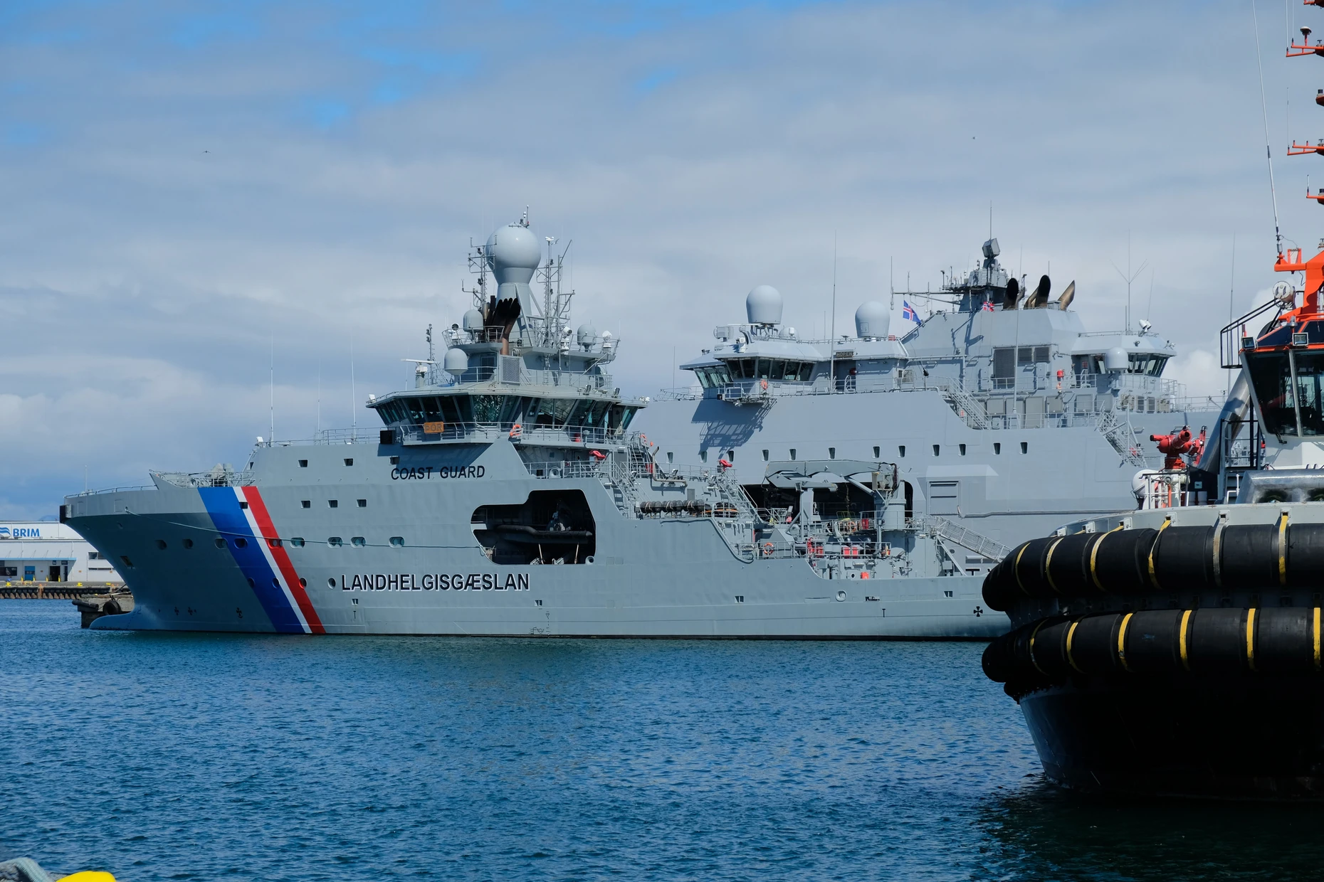 Staat ohne Militär: Ein Schiff der isländischen Küstenwache im Hafen von Reykjavik