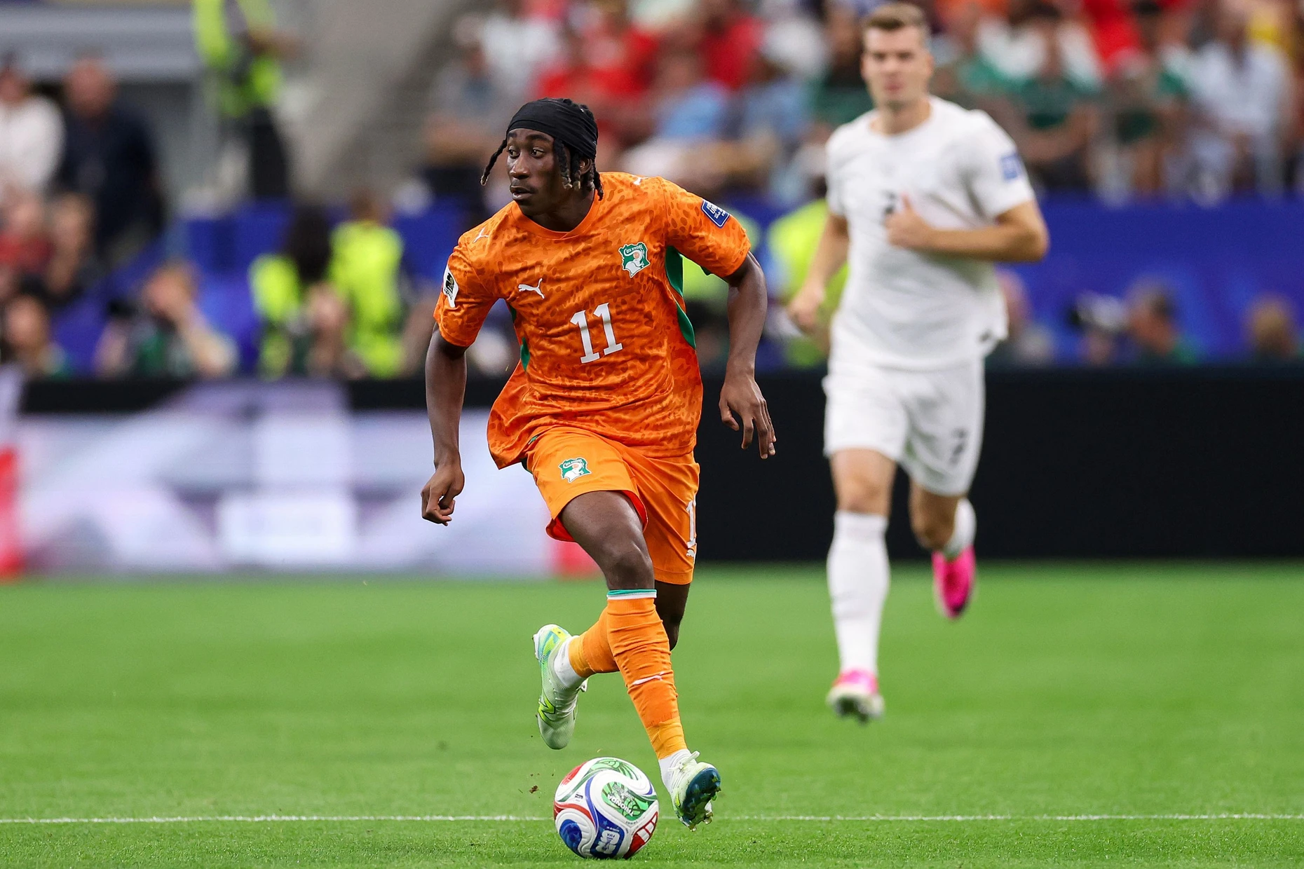 Turbodribbler: Yan Diomande besticht nicht nur mit seinem Tempo.