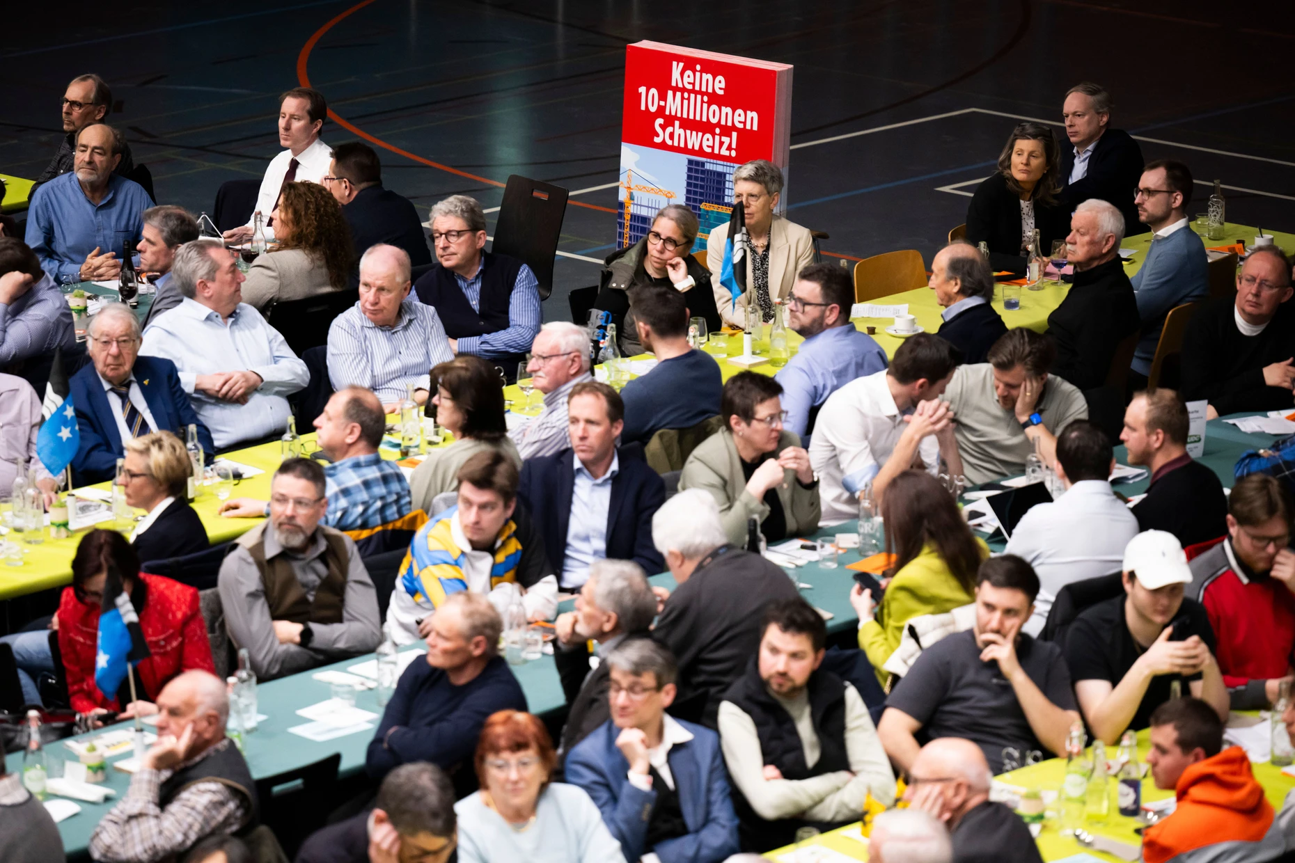 Beherrschendes Thema der Delegiertenversammlung der SVP Schweiz in Maienfeld.
