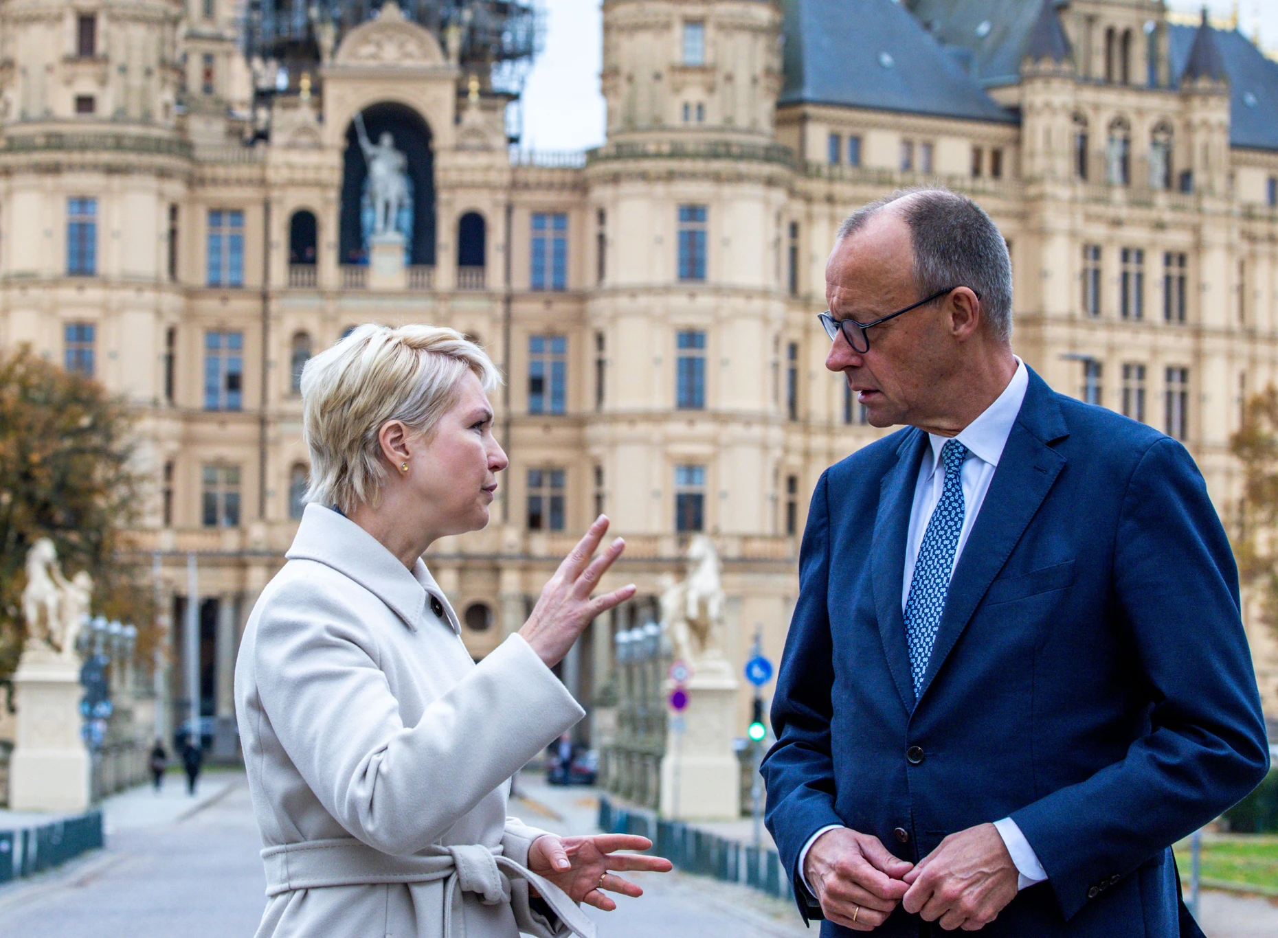 Im November: Schwesig und Merz in Schwerin