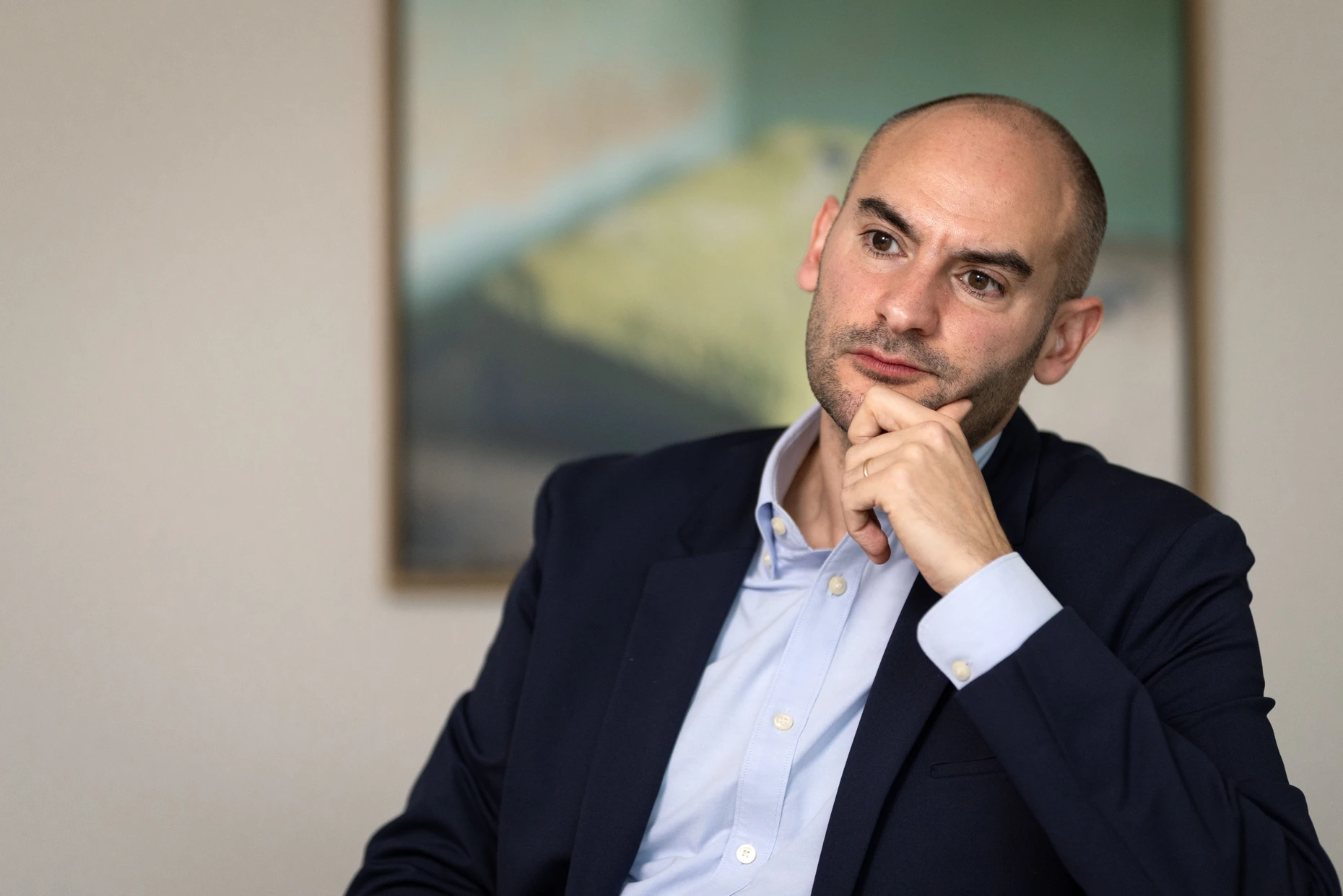 Sehen viele als Machertyp: Danyal Bayaz am 11.7.2024 in der Landesvertretung Baden-Württemberg in Berlin