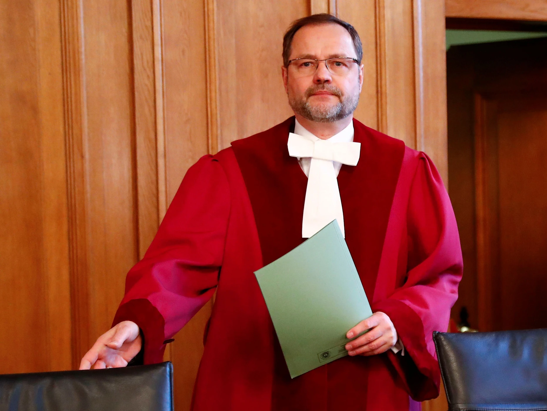 Andreas Korbmacher, Präsident des Bundesverwaltungsgerichts, in seinem Arbeitszimmer. Ende des Monats geht er in den Ruhestand.