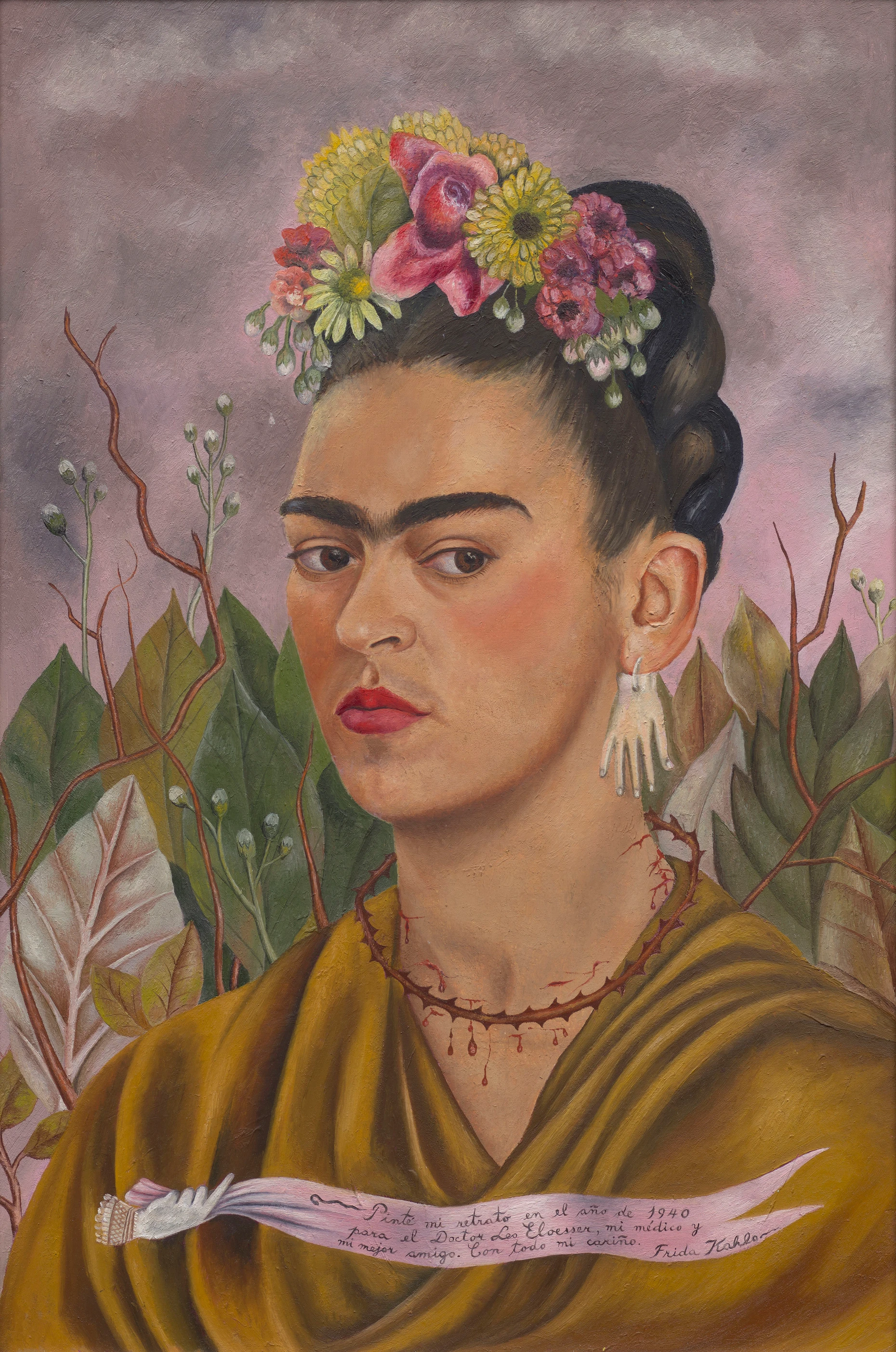 Malerisches Erzählen gegen die Schmerzen: Frida Kahlos „Autorretrato dedicado al Dr. Eloesser“ aus dem Jahr 1940
