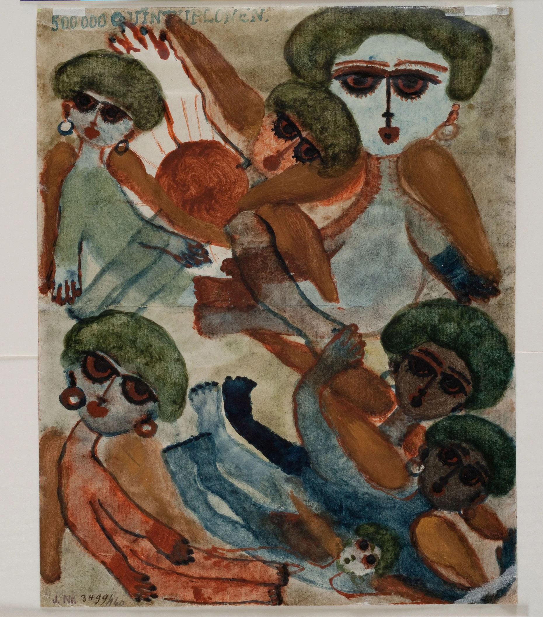Wimmelbild der Seele: Else Blankenhorns „500 000 QUINTUPLONEN.“ , 1908-1919.