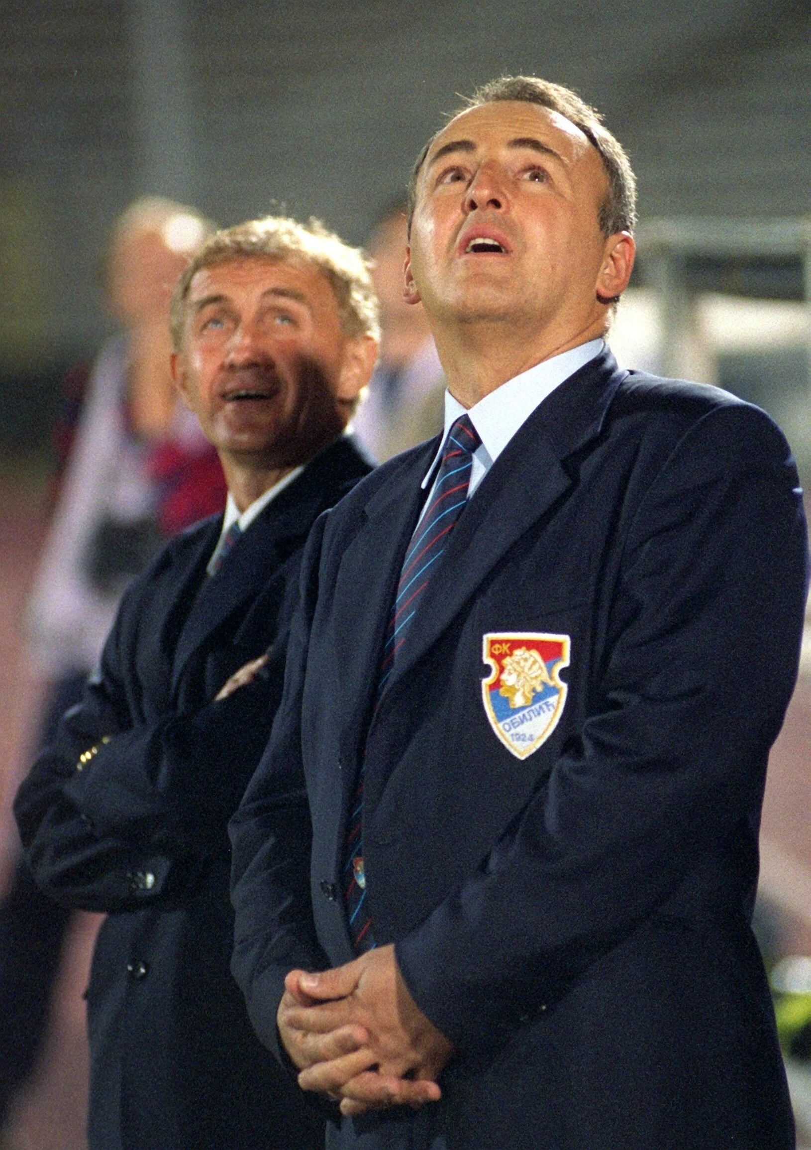 Željko Ražnatović am 26. August 1998 im Stadion Marakana in Belgrad beim Spiel FK Obilić gegen Bayern München
