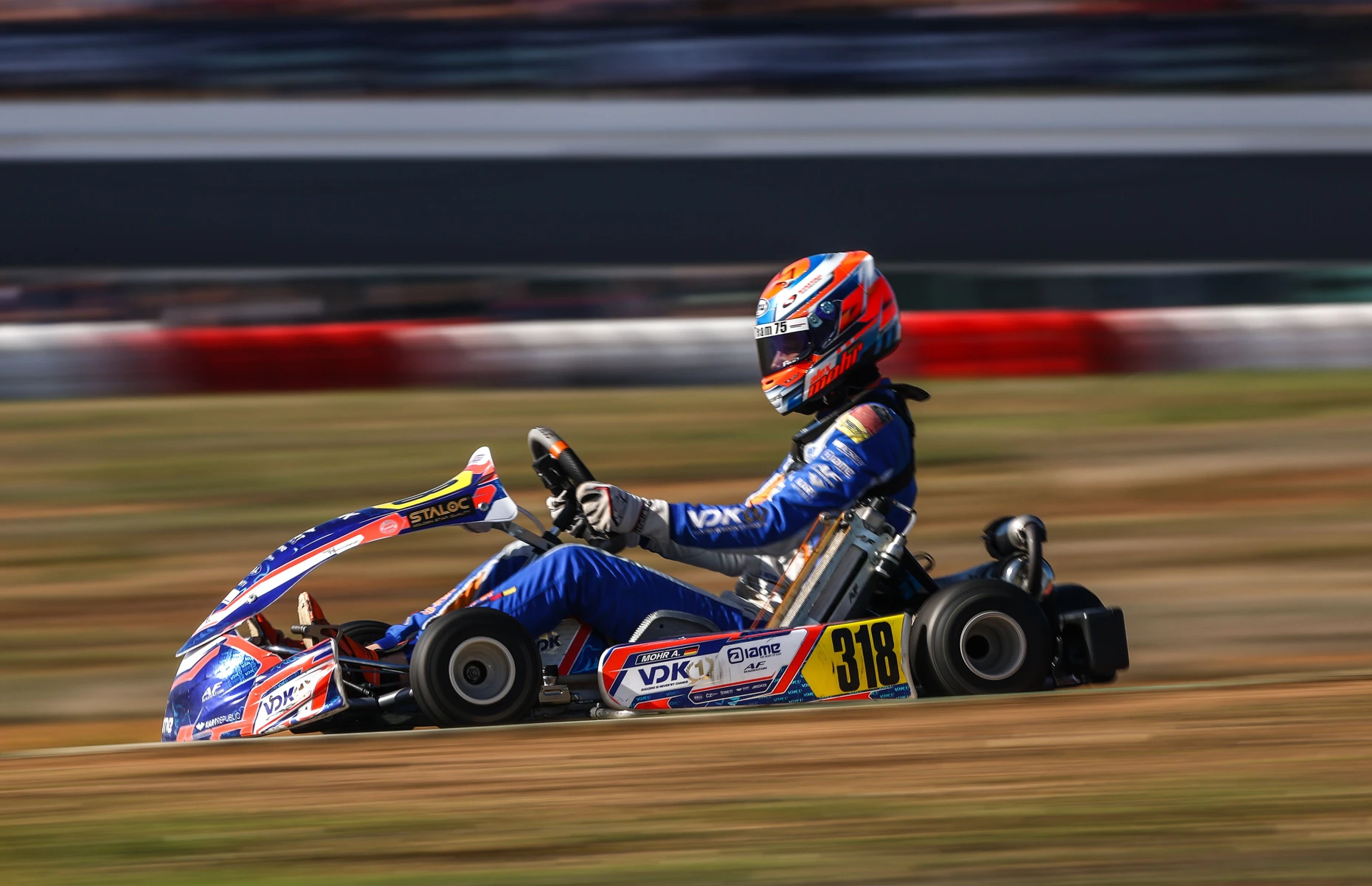 Nicht so komplex wie das Auto: Alex Mohr bei der Kart-Weltmeisterschaft 2023 in Portimão
