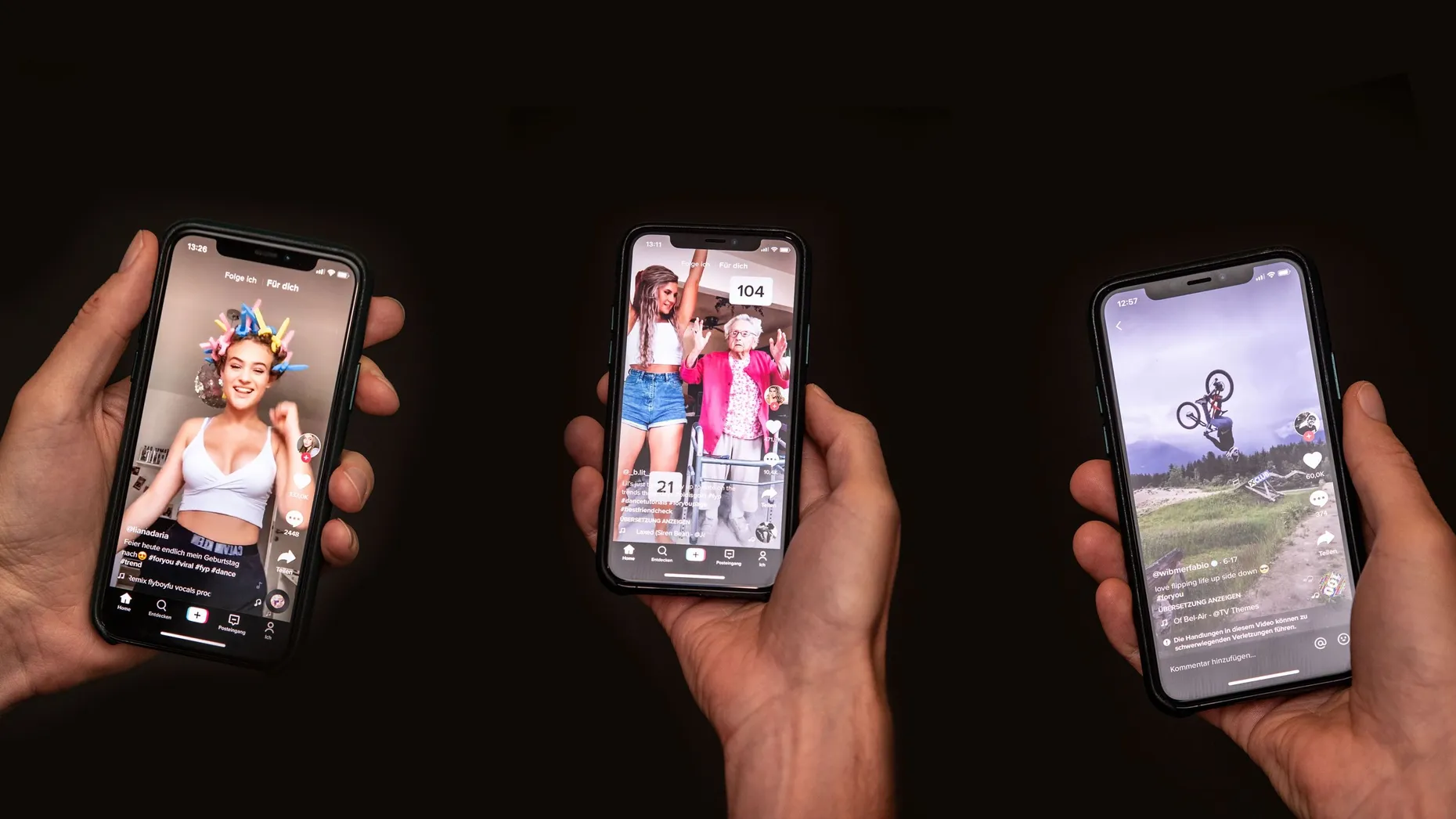Singen, Tanzen, Loopings schlagen: Auf Tiktok wird es selten politisch.