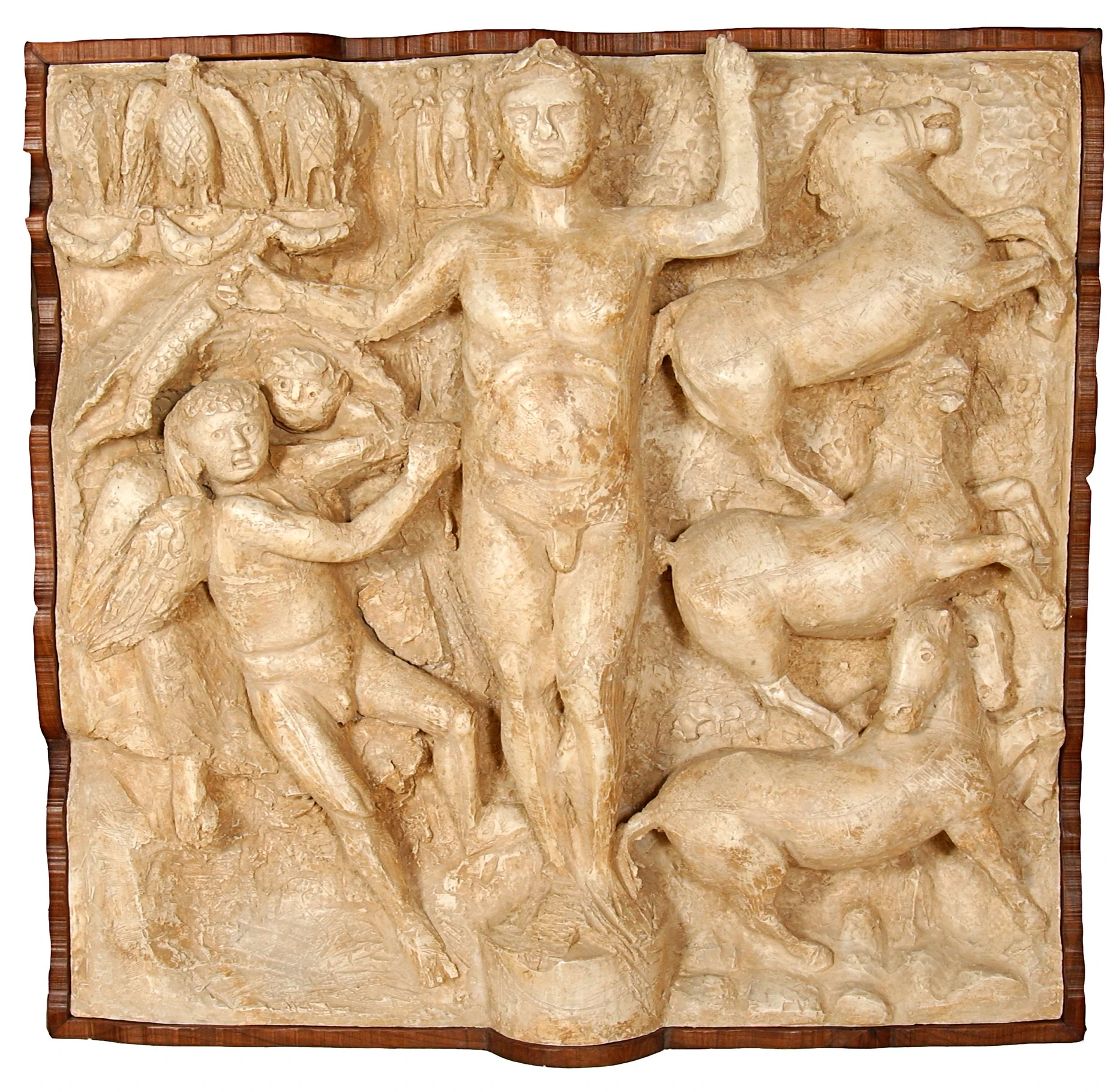 Sollte Teil einer Großinszenierung faschistischen Heldentums werden: Marino Marini, „Bozzetto per l'Arengario a Milano“, 1941, bei Copetti Antiquari