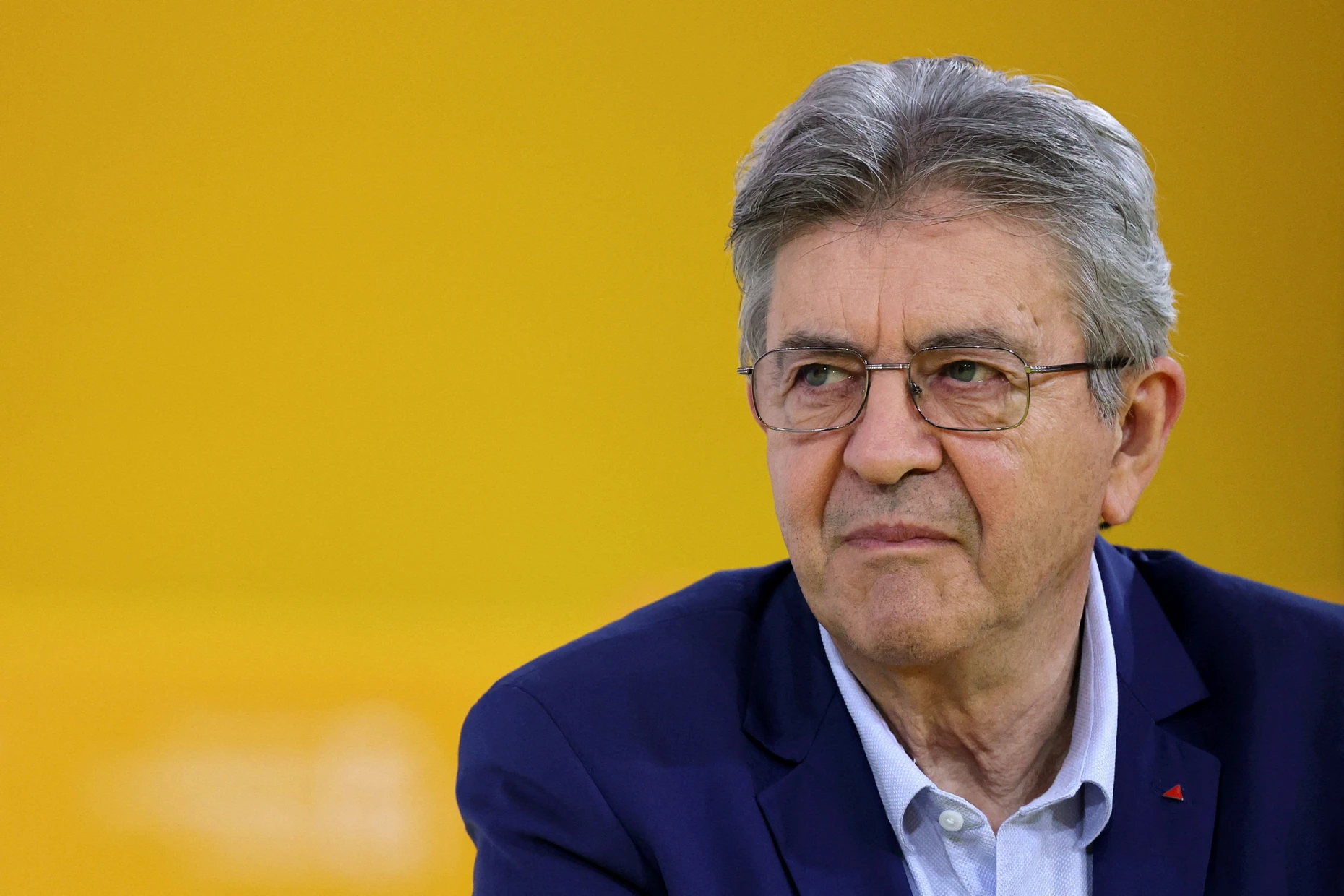 Warnt vor aufgerüsteter Bundeswehr: Der französische Linkspopulist Jean-Luc Mélenchon am 27. August in Paris
