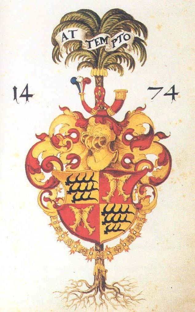 Drei Jahre älter als die Universität: Wappen Eberhards von 1474