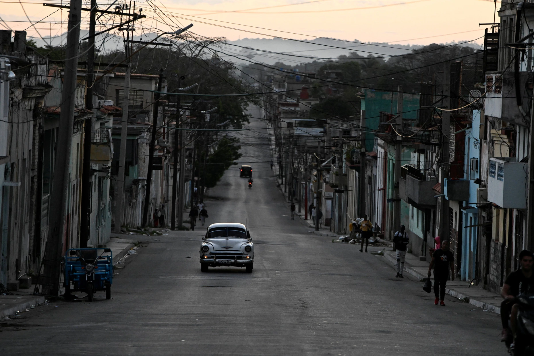La Habana durante el apagón en Cuba el 22 de marzo de 2026