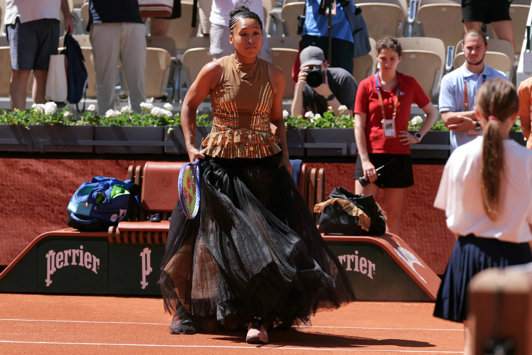 Naomi Osaka ist für ihre extravaganten Outfits bekannt.