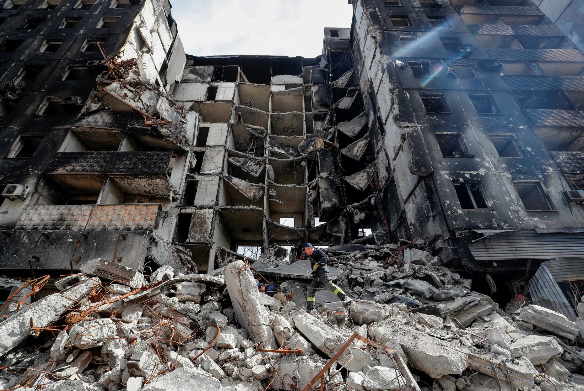 Mariupol ist weitgehend zerstört.