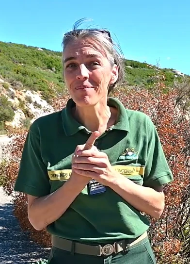 Marion Toutchkov, Wildfeuer-Expertin der staatlichen französischen Forstbehörde ONF