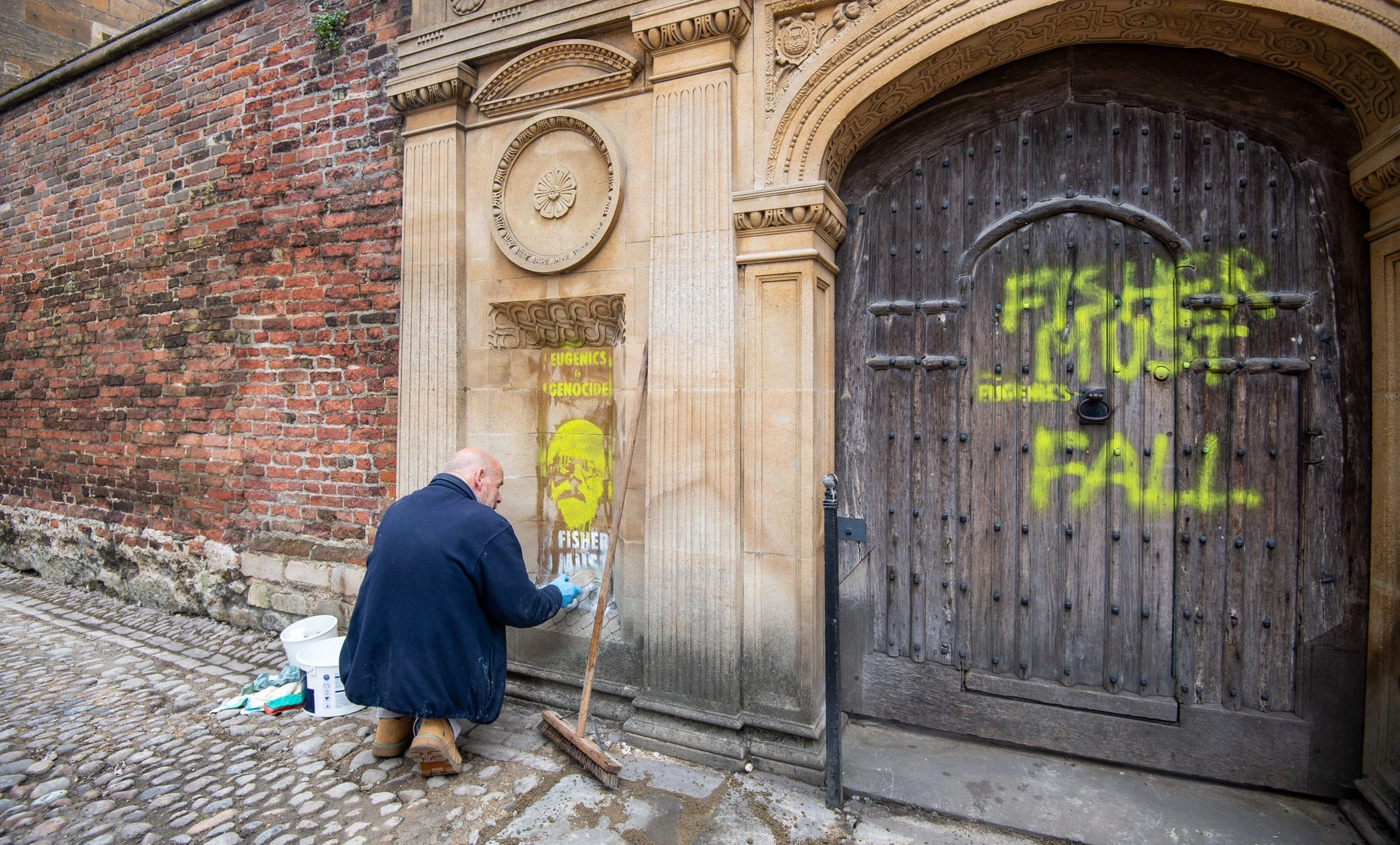 Auch in Cambridge gab es Black-Lives-Matter-Proteste: Aufnahme vom Gonville & Caius College aus dem Juni 2020.