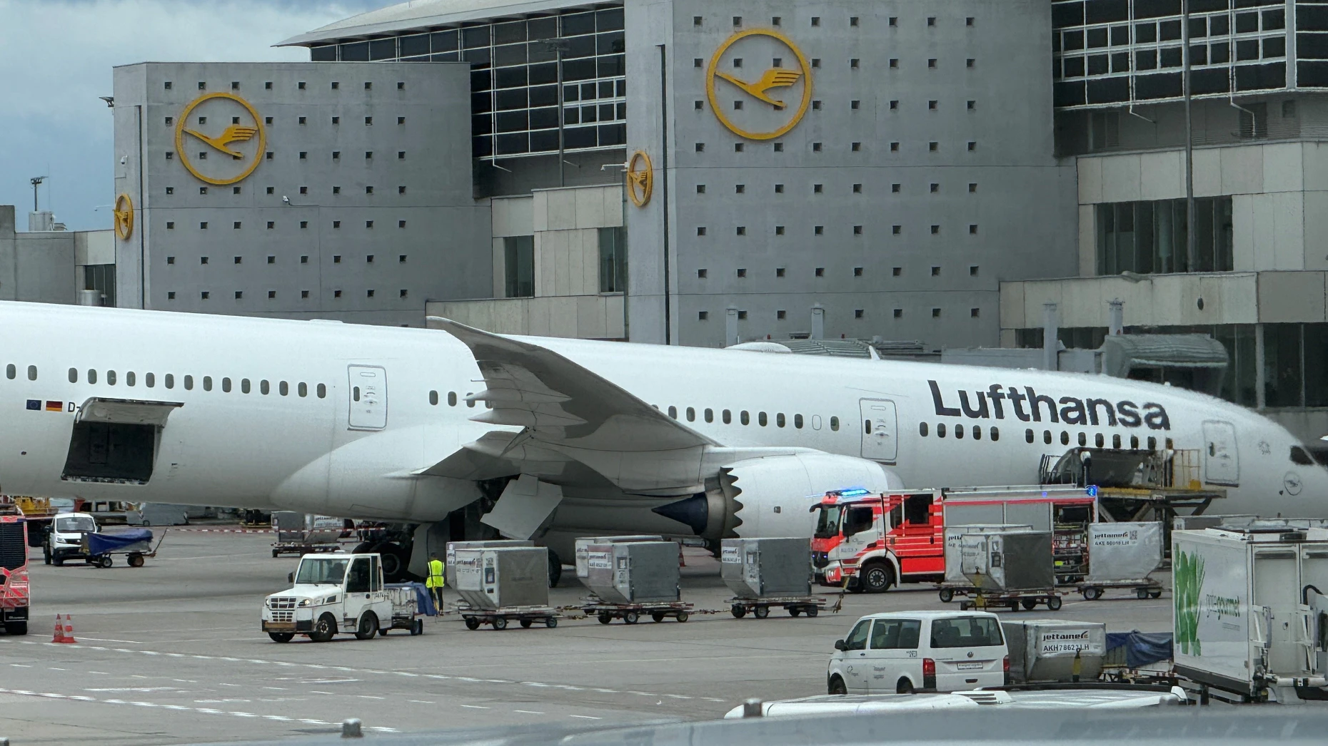 Bauchlandung: Das im Juni während einer Wartung beschädigte Boeing-787-Flugzeug kann repariert werden.