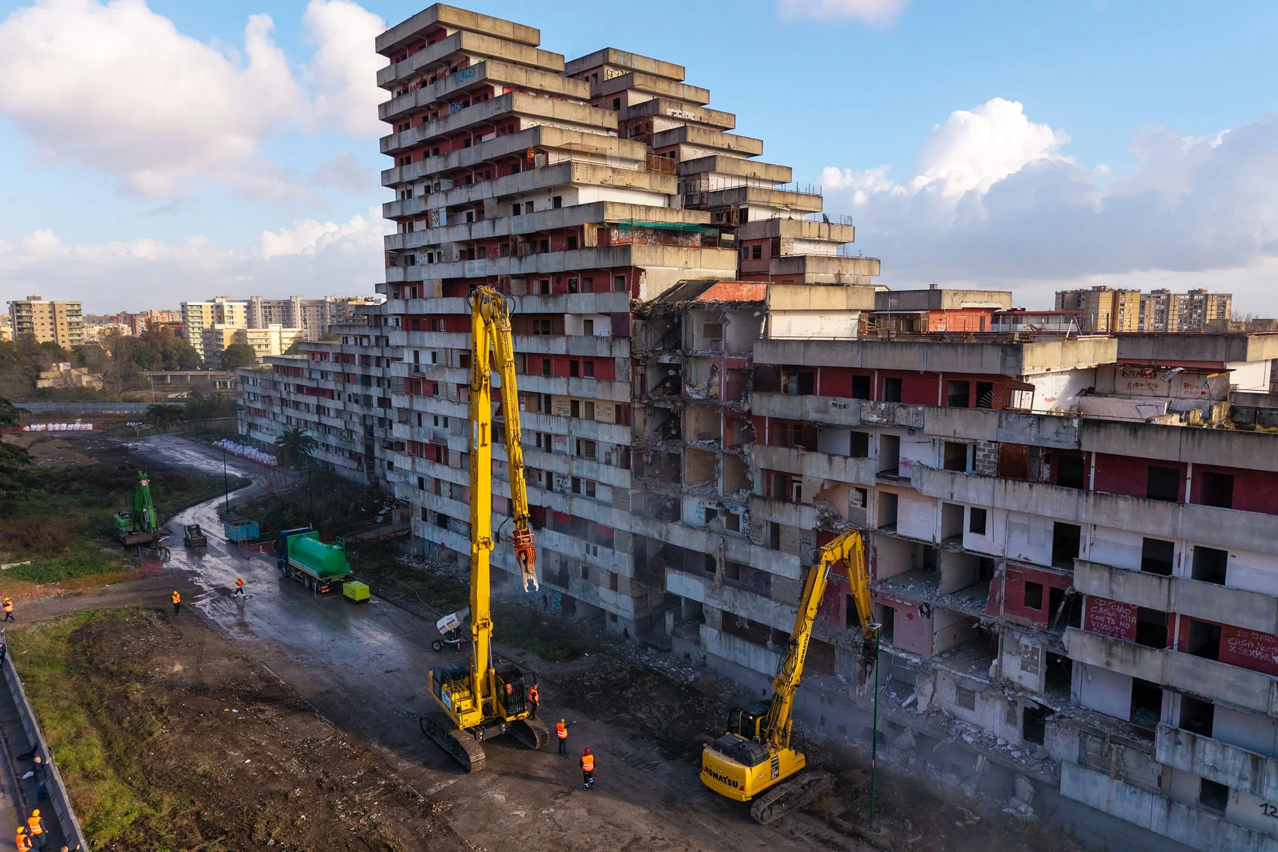 Abriss der Vele di Scampia