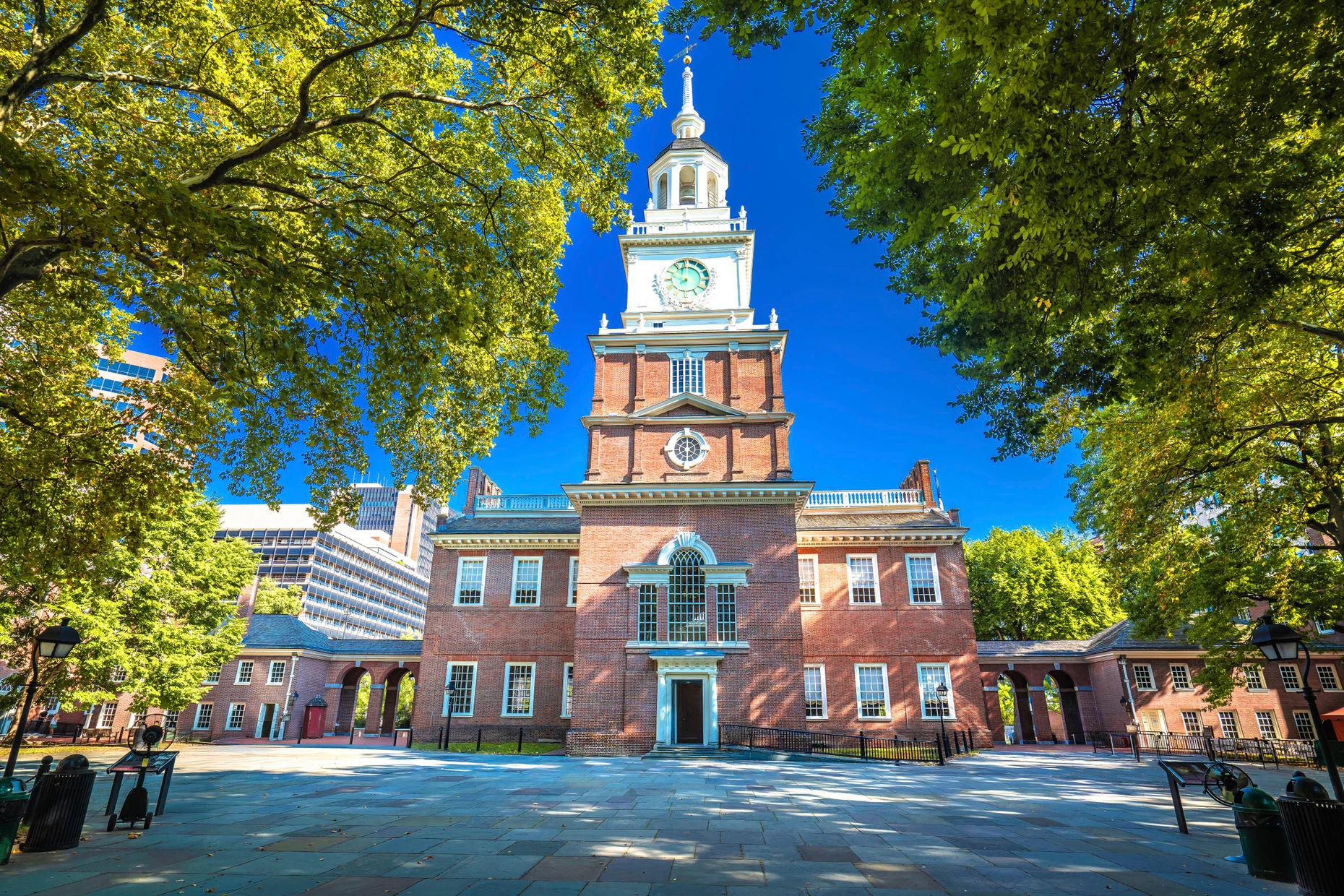 Doppelte Gründungsstätte: In der Independence Hall wurden die Unabhängigkeitserklärung formuliert und die Verfassung beraten.