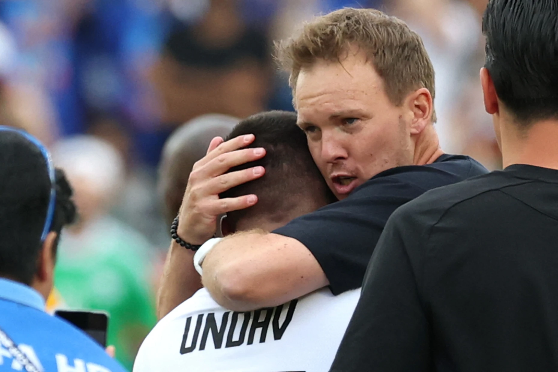„Viel besser die Rolle erfüllen, Finisher sein und noch mehr auf der Anzeigetafel bei der WM stehen geht gar nicht“, sagt Nagelsmann über Undav.