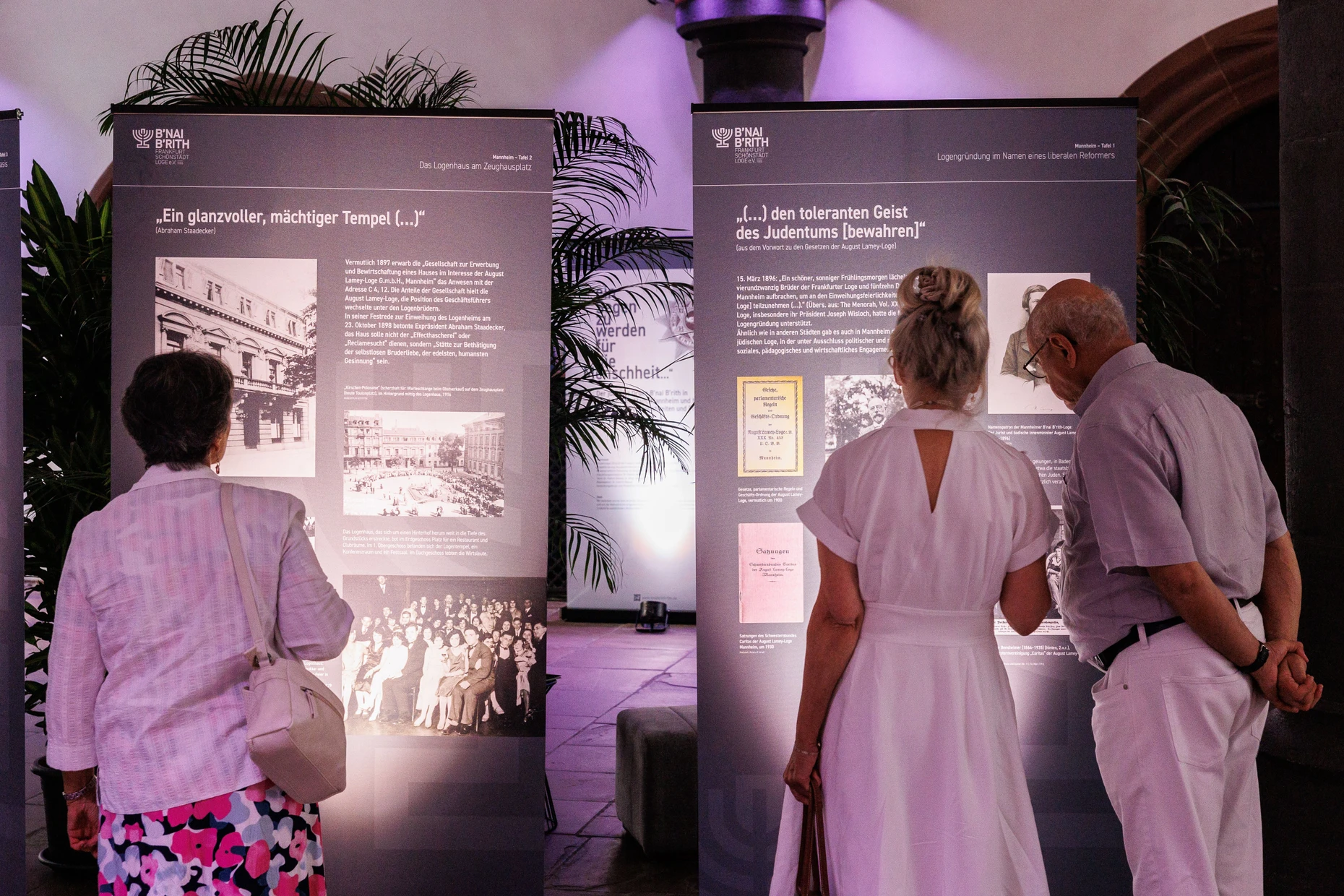 Im August 2024 wurde im Frankfurter Rathaus eine Ausstellung über die jüdischen B’nai-B’rith-Logen gezeigt.