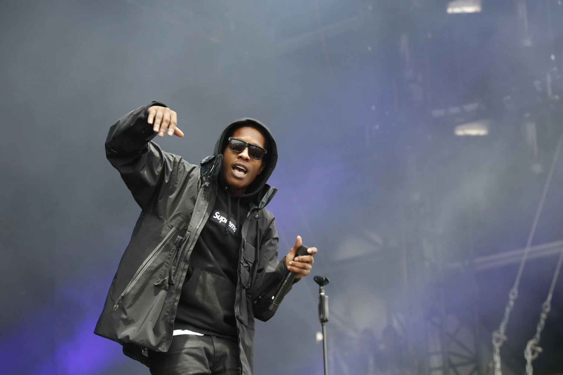 Stil der Frühzeit: A$AP Rocky bei Rock am Ring 2013