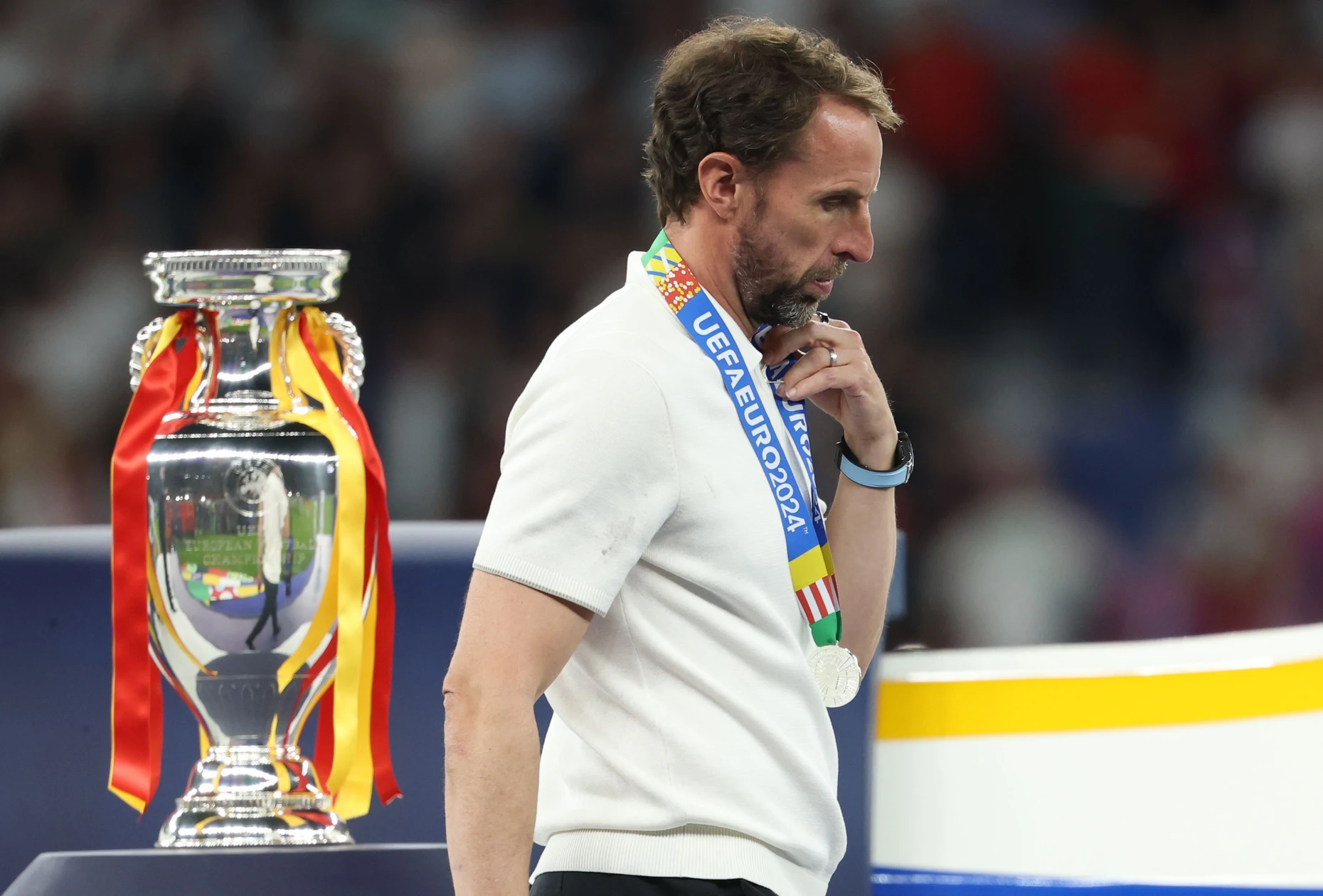 Aus der Traum: Gareth Southgate nach der Niederlage im EM-Finale 2024 gegen Spanien