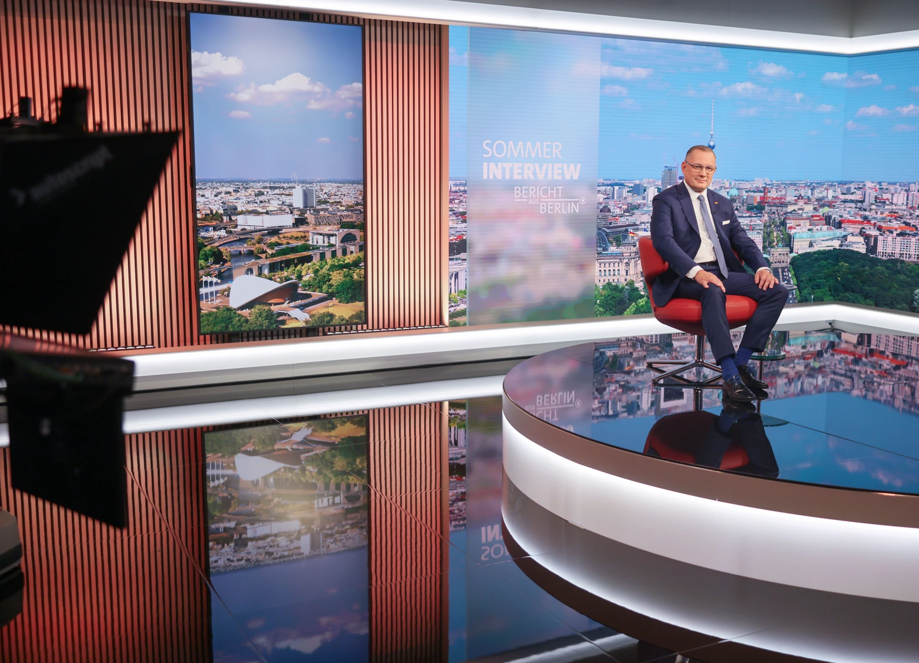 Tino Chrupalla im ARD-Sommerinterview