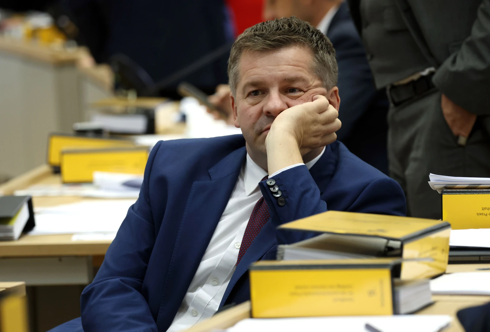 Sven Schulze am Dienstag in Magdeburg