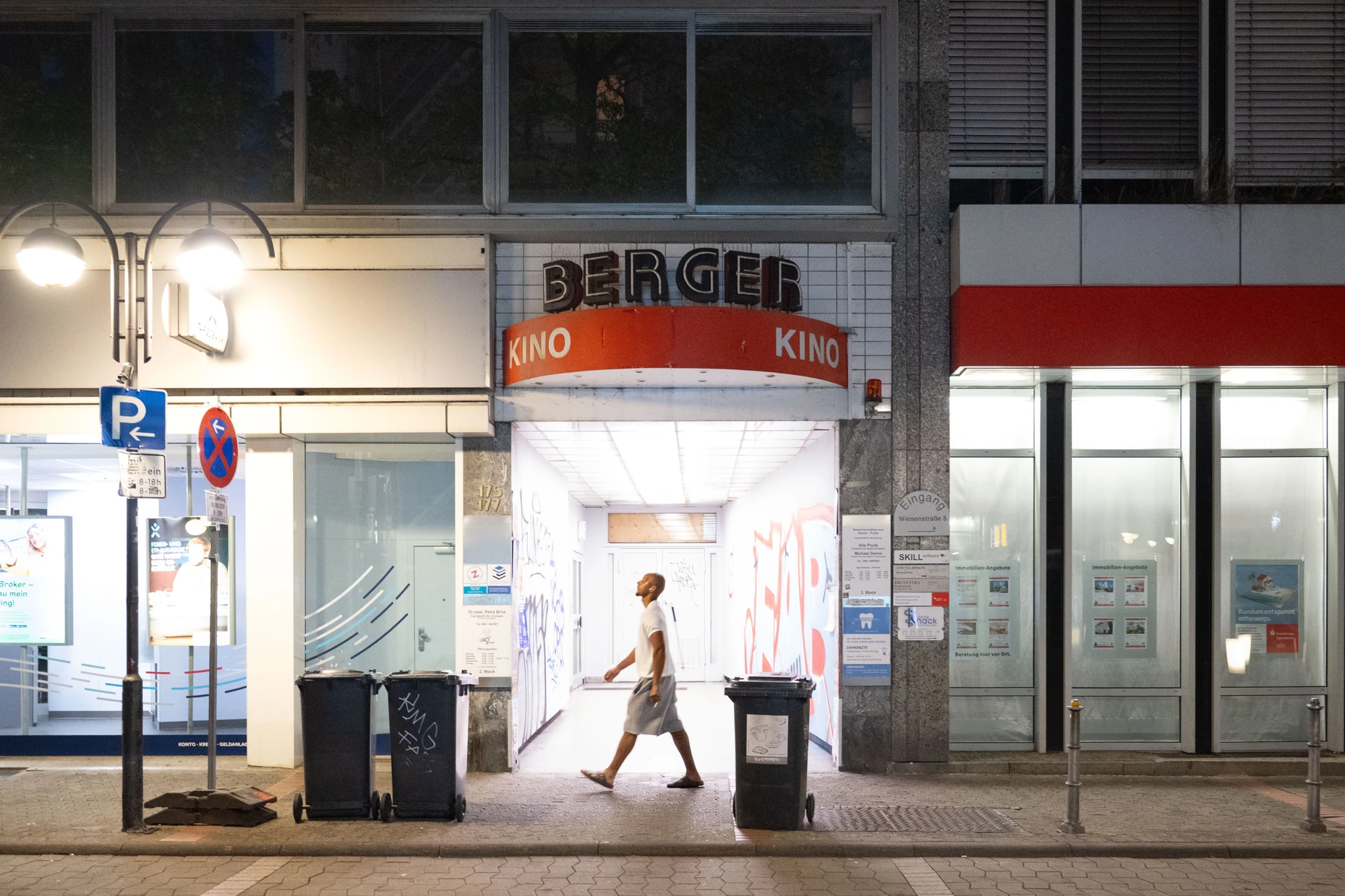 Lange eine Institution in Frankfurt-Bornheim: Im März 2020 sind die Lichter im Berger Kino ausgegangen.