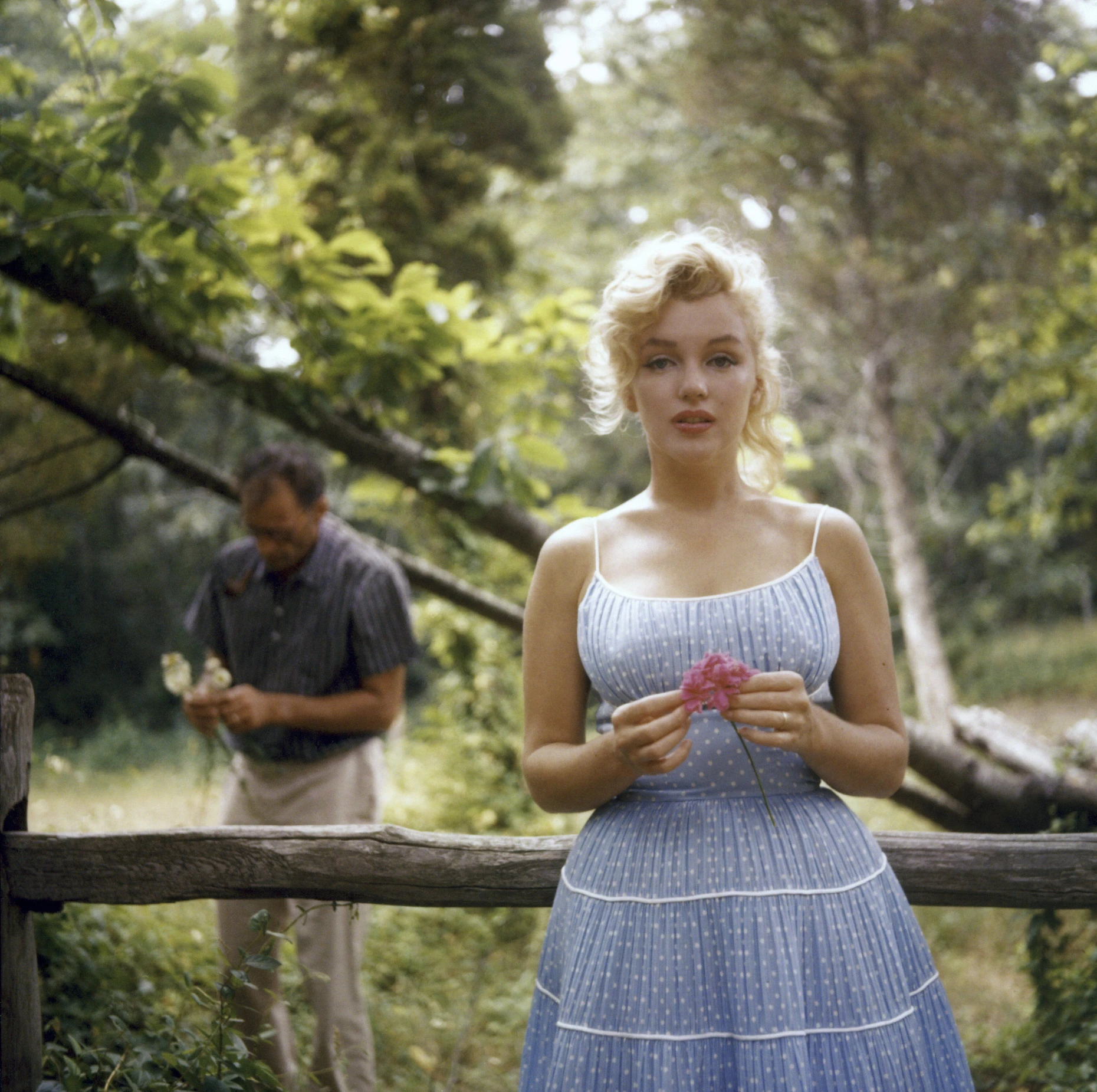 Marilyn Monroe mit Ehemann Arthur Miller 1957