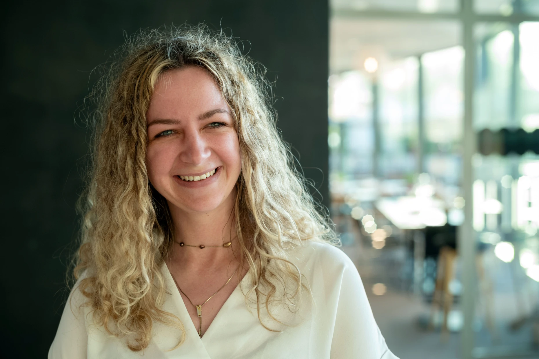 Wissenschaftsdiplomatin Ona Ambrozaite vom Wisconsin Quantum Institute beeindruckte mit ihren Visionen zum Brückenbau in die Politik.