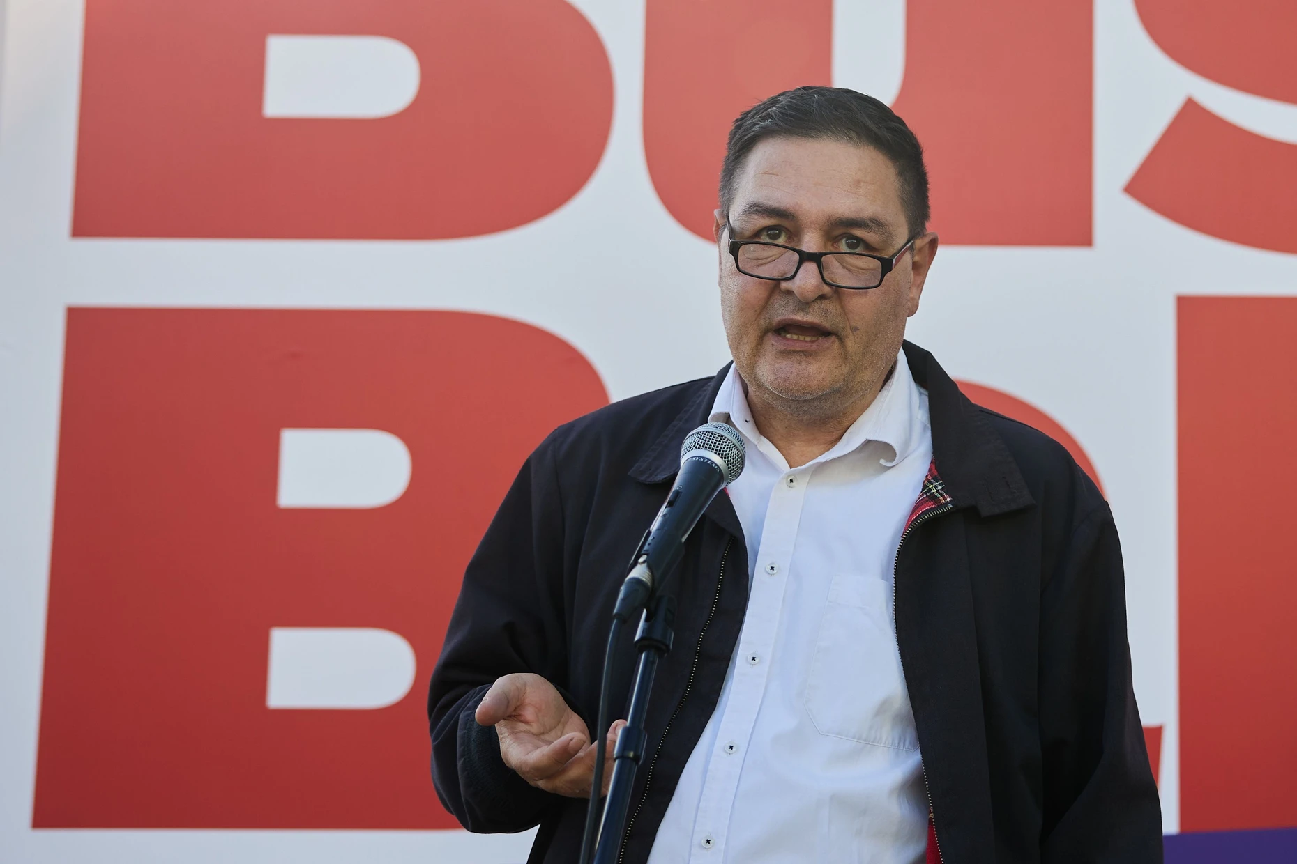 Ekkehard Spiegel, Busfahrer und Linken-Politiker, Anfang September in Berlin