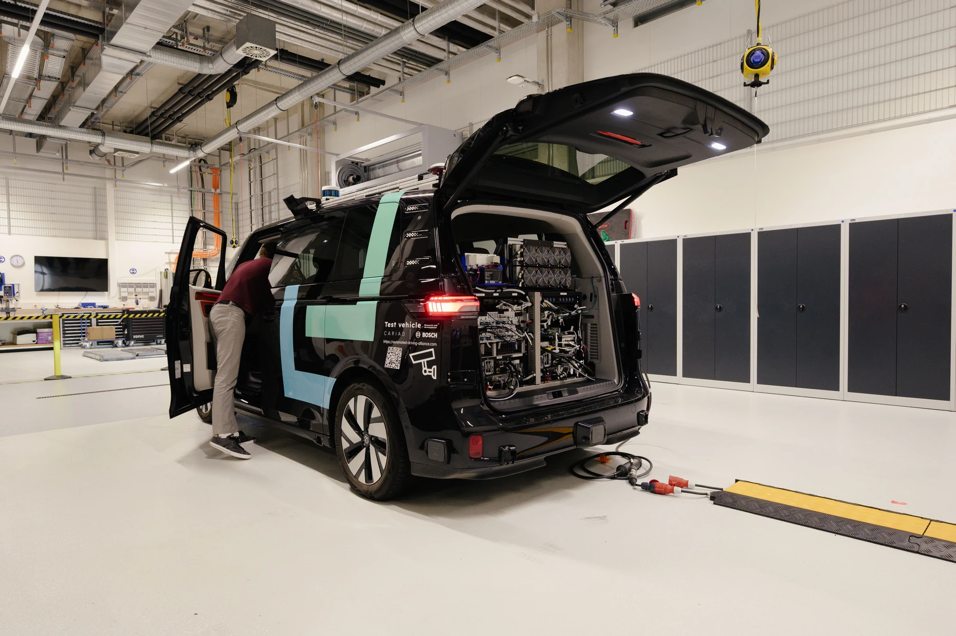Tests zum autonomen Fahren bei Cariad in Ingolstadt