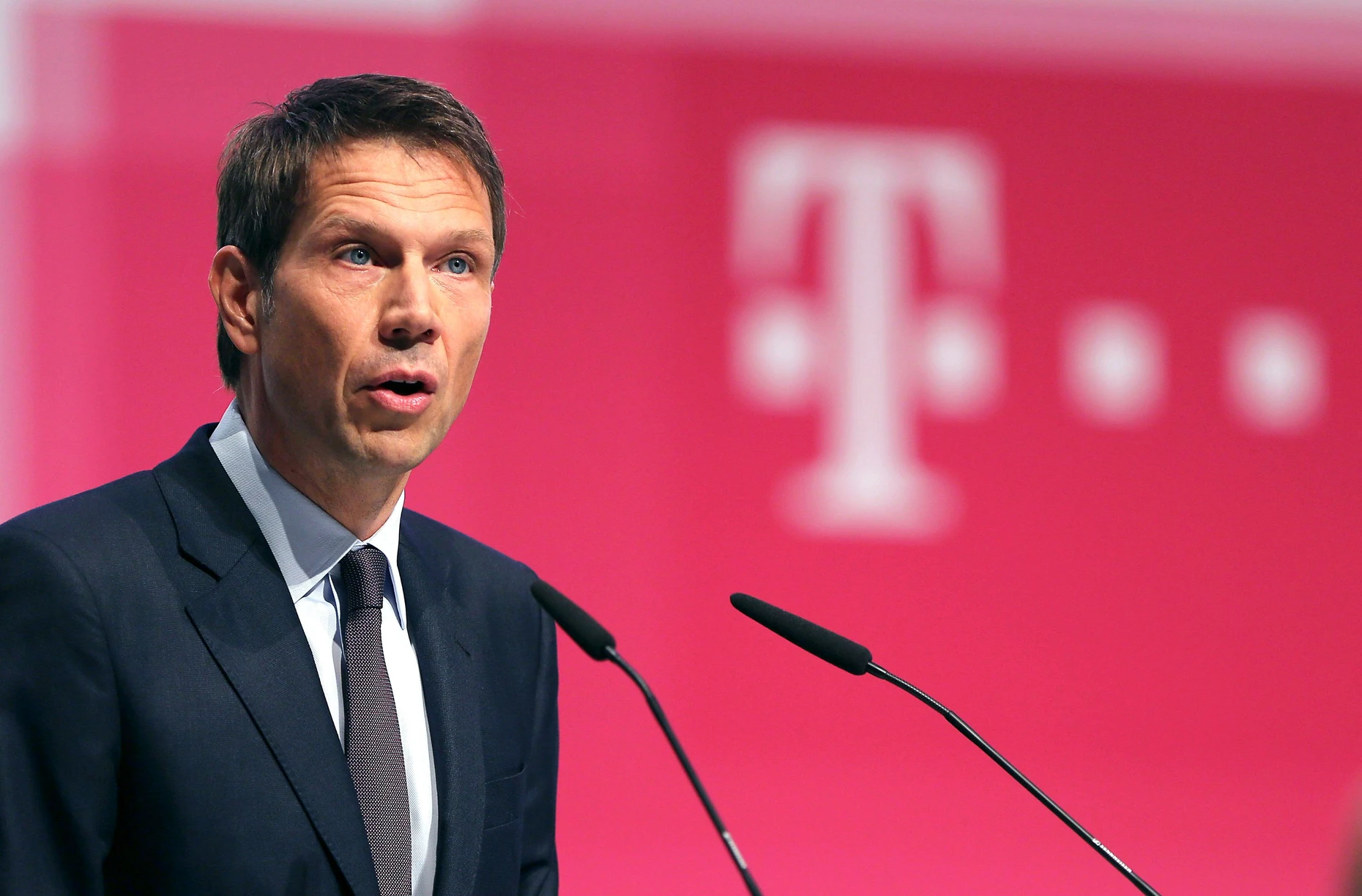 Vergangenheit in Magenta: Obermann 2013 als Vorstandsvorsitzender von Magenta